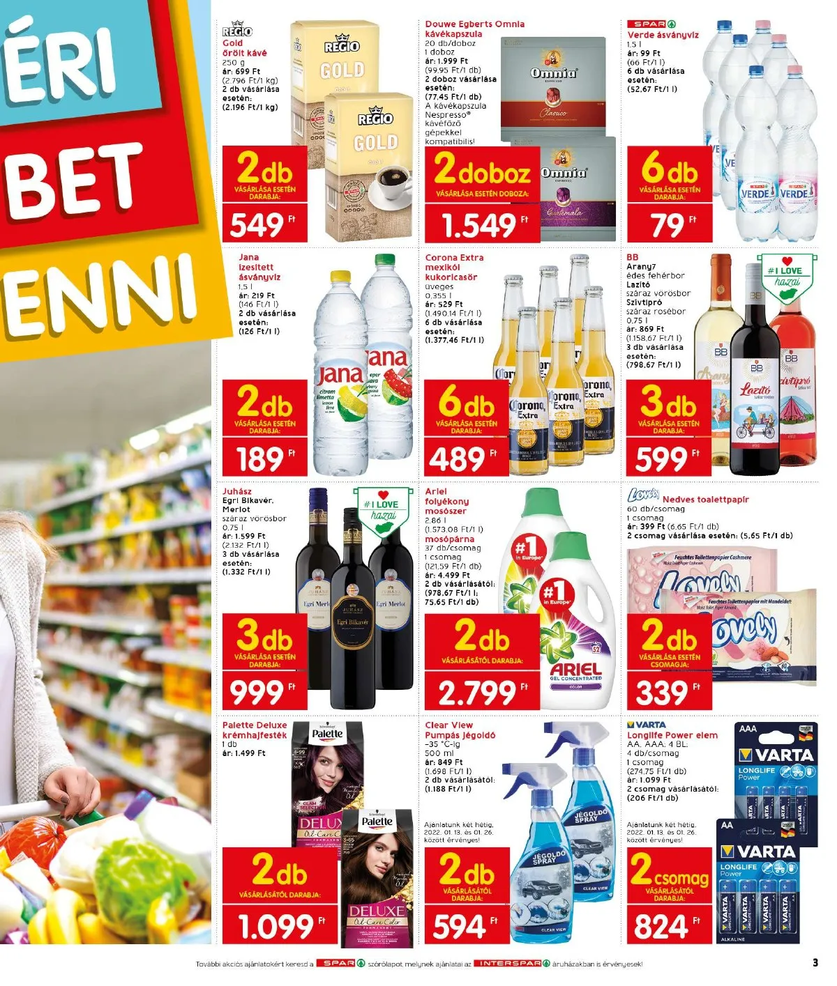 Interspar akciós újság 01.13–01.13 – 3. oldal