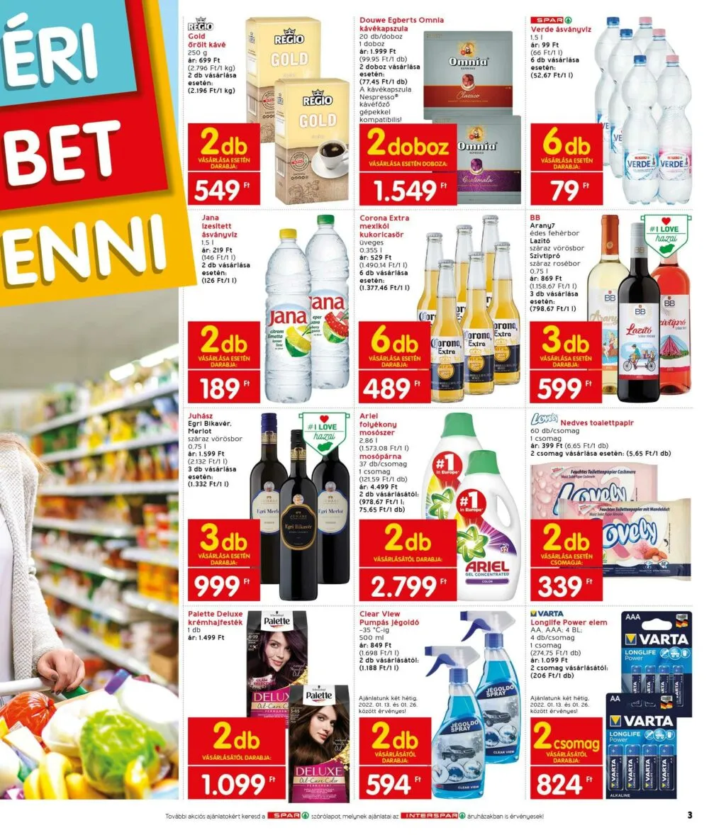 Interspar akciós újság 01.13–01.19 – 3. oldal