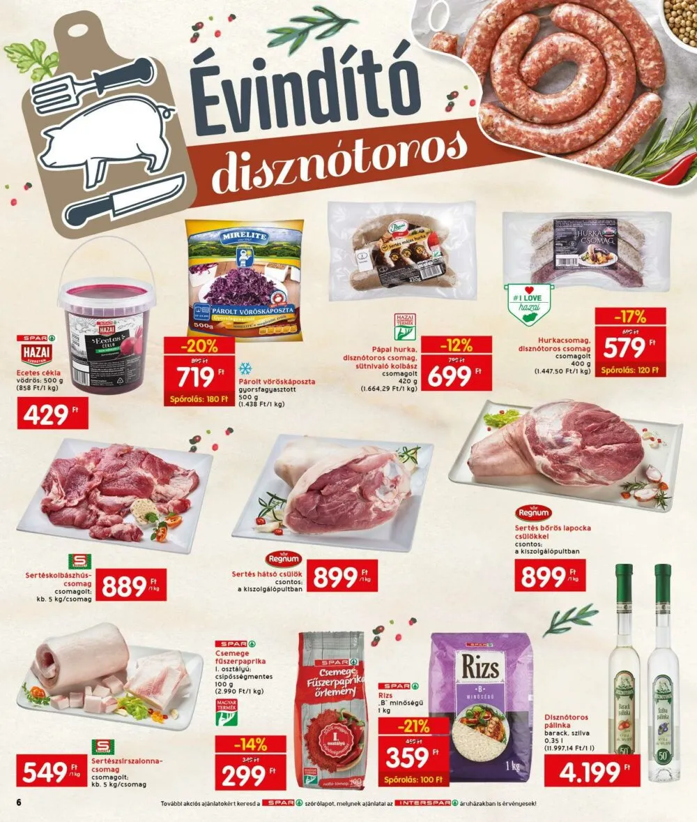 Interspar akciós újság 01.13–01.19 – 8. oldal