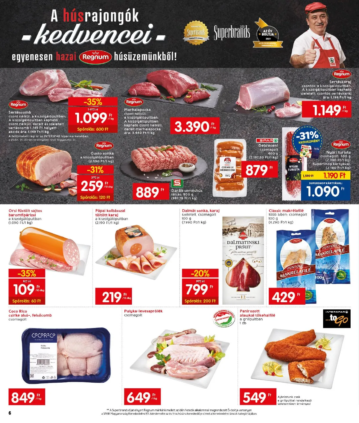 Interspar akciós újság 01.27–02.02 – 8. oldal
