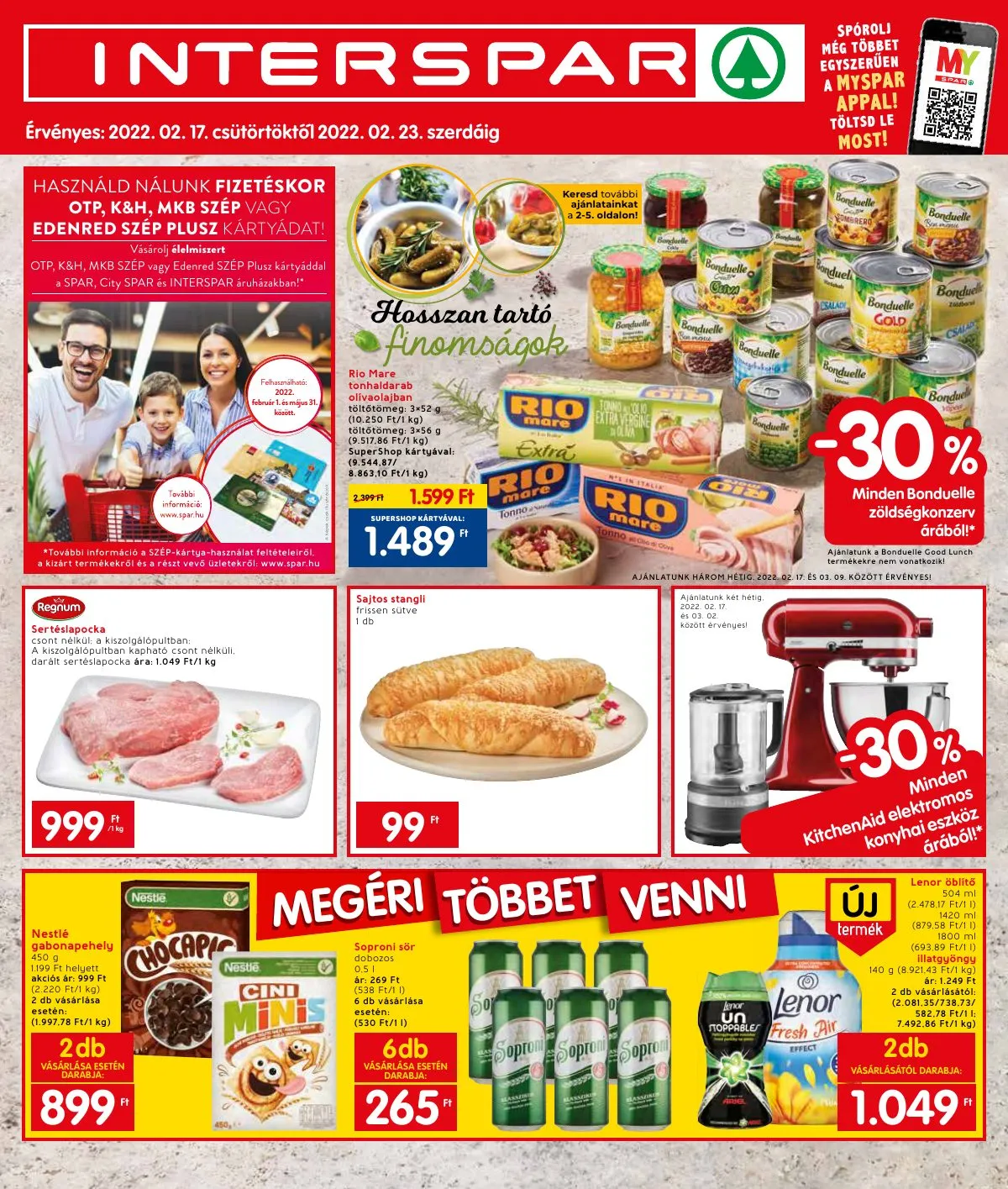 Interspar akciós újság 02.17–02.23