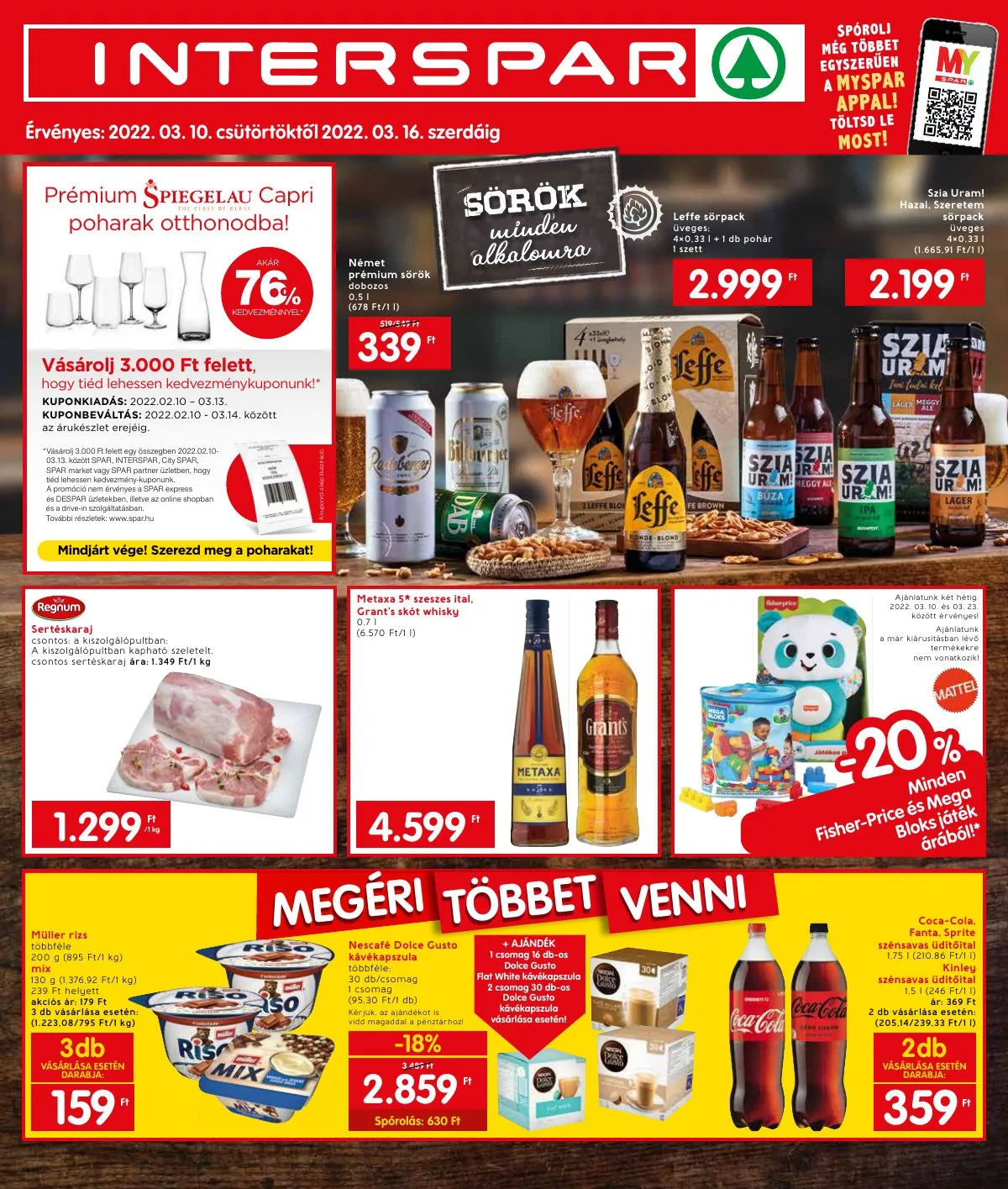 Interspar akciós újság 03.10–03.16
