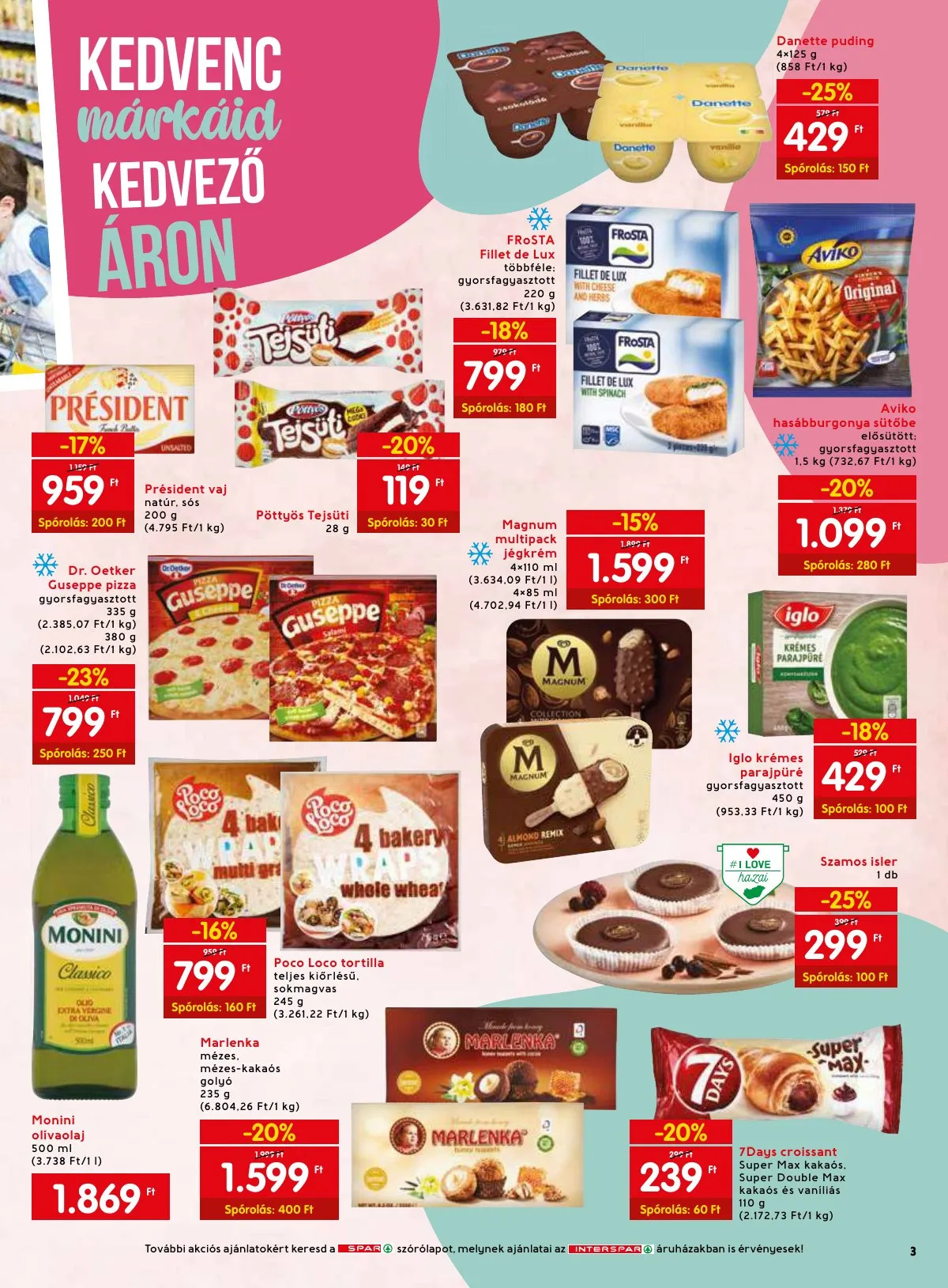 Interspar akciós újság 03.24–03.30 – 3. oldal