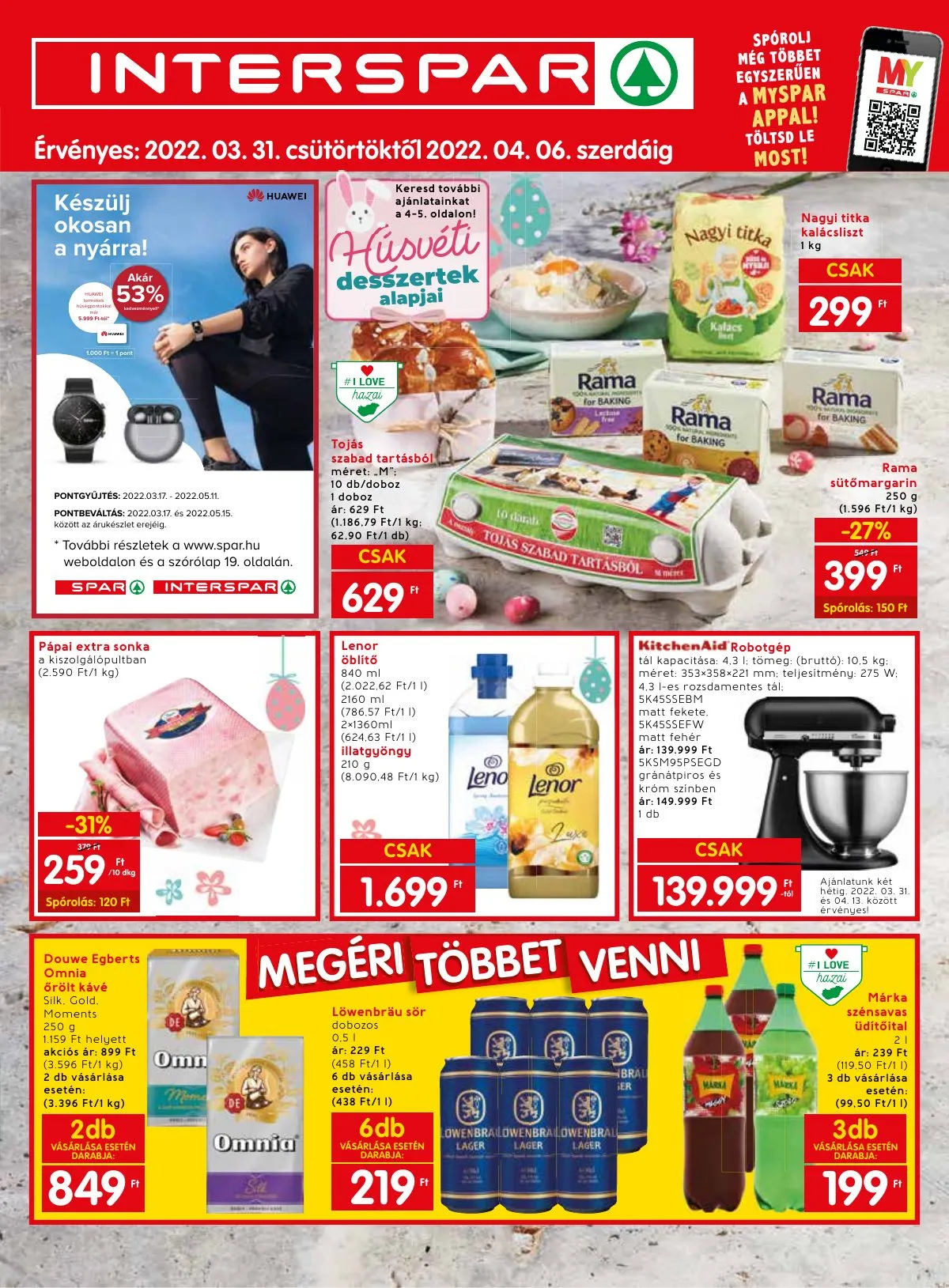 Interspar akciós újság 03.31–04.06