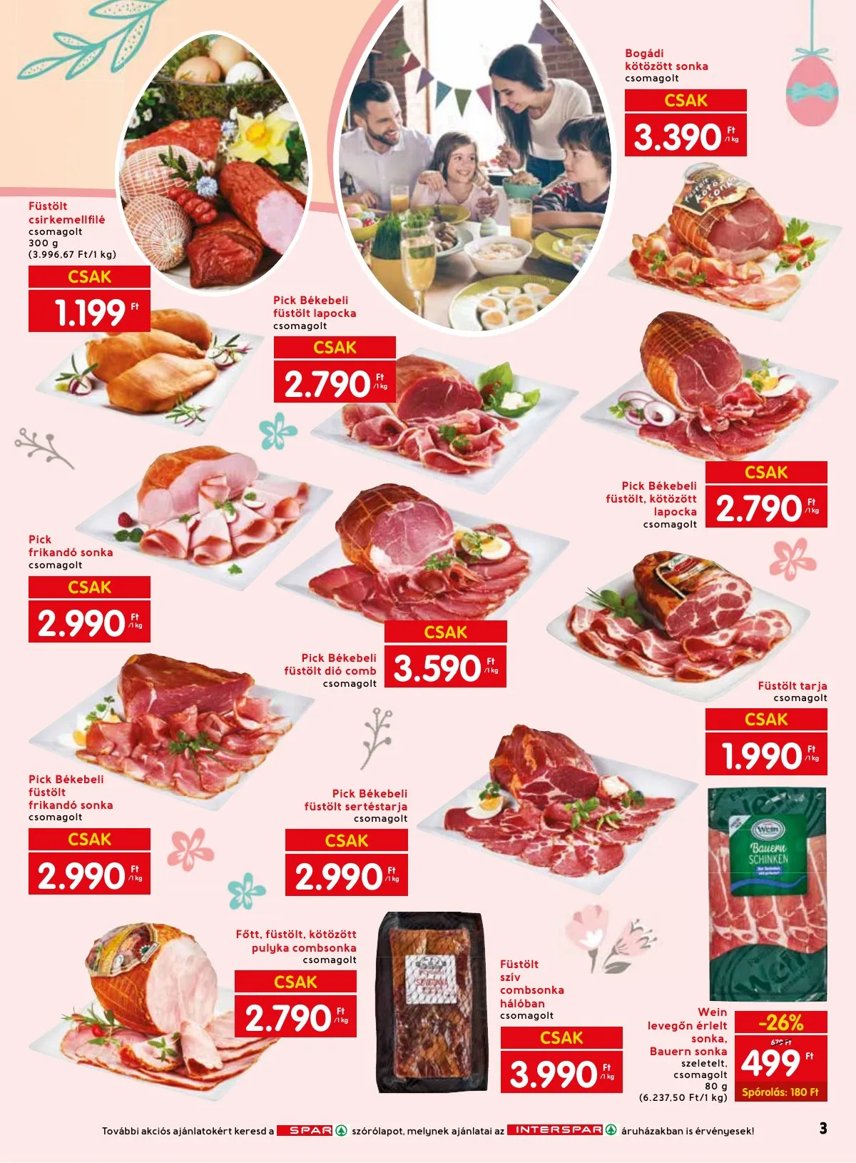 Interspar akciós újság 03.31–04.06 – 3. oldal