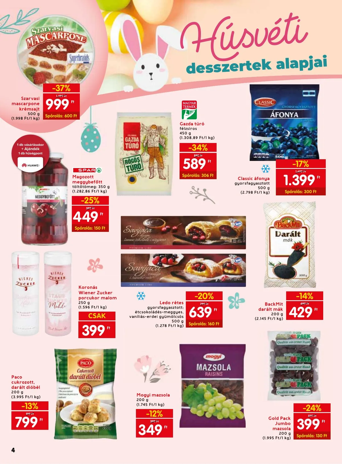 Interspar akciós újság 03.31–04.06 – 4. oldal