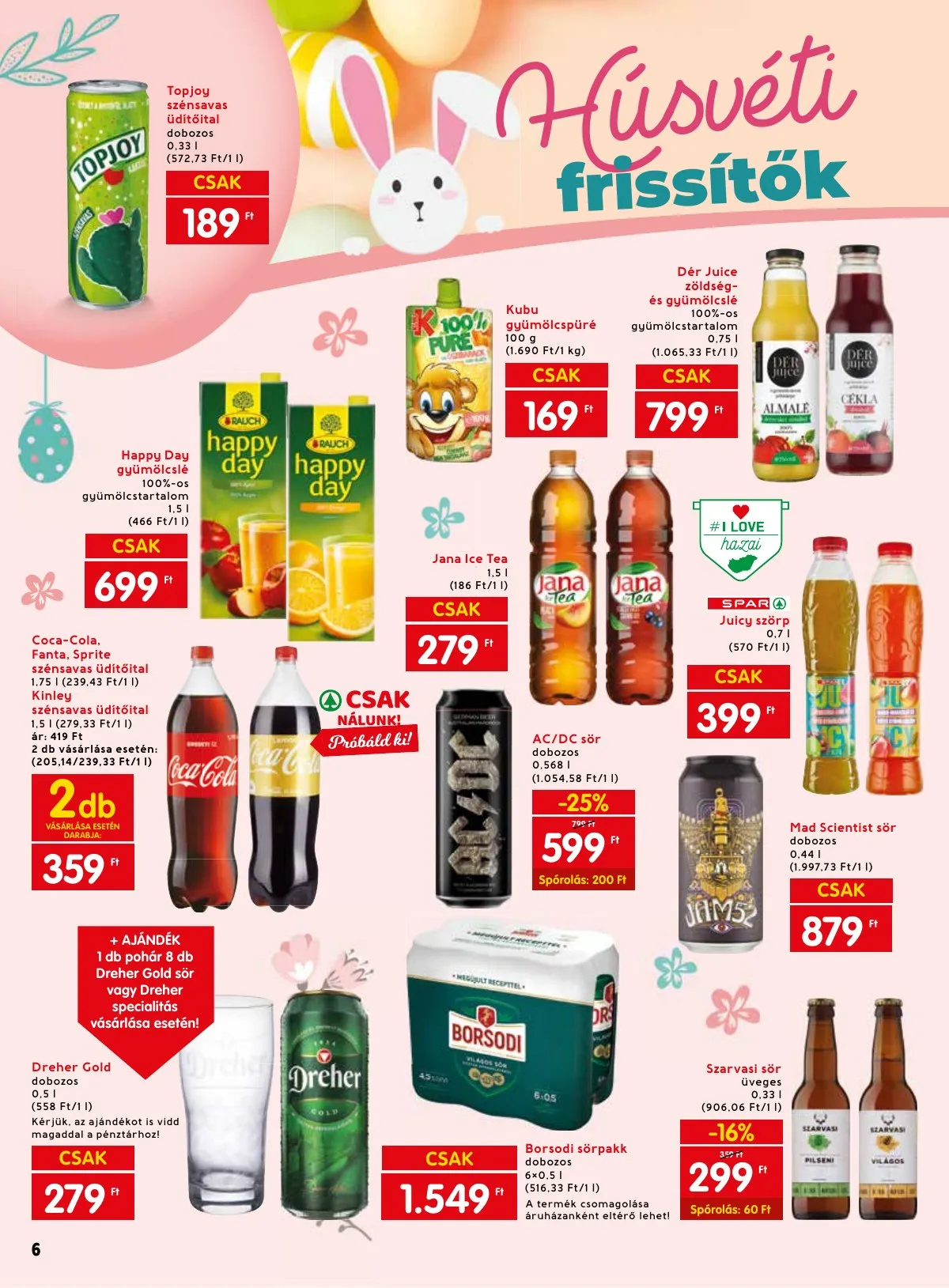 Interspar akciós újság 03.31–04.06 – 6. oldal