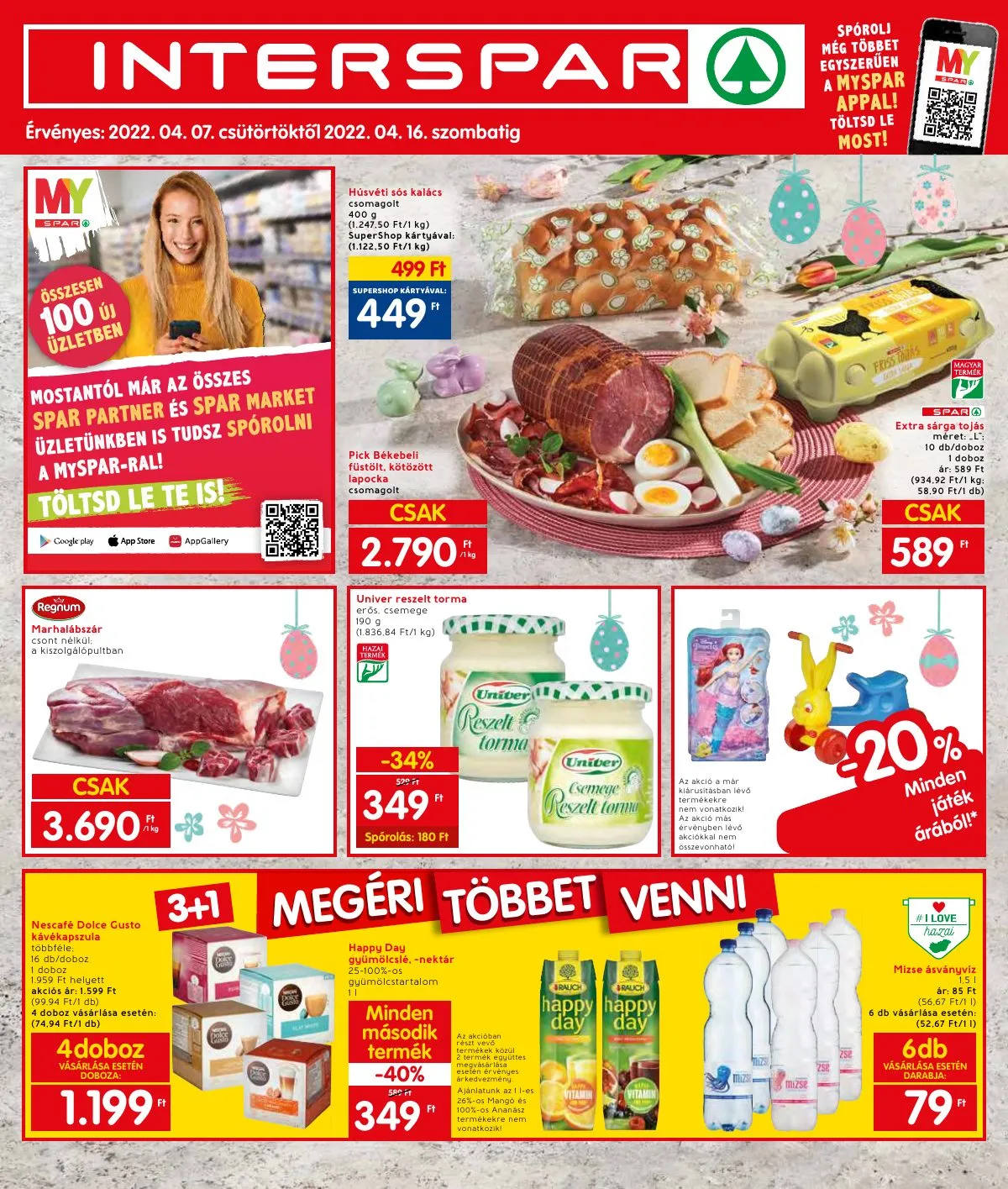 Interspar akciós újság 04.07–04.16