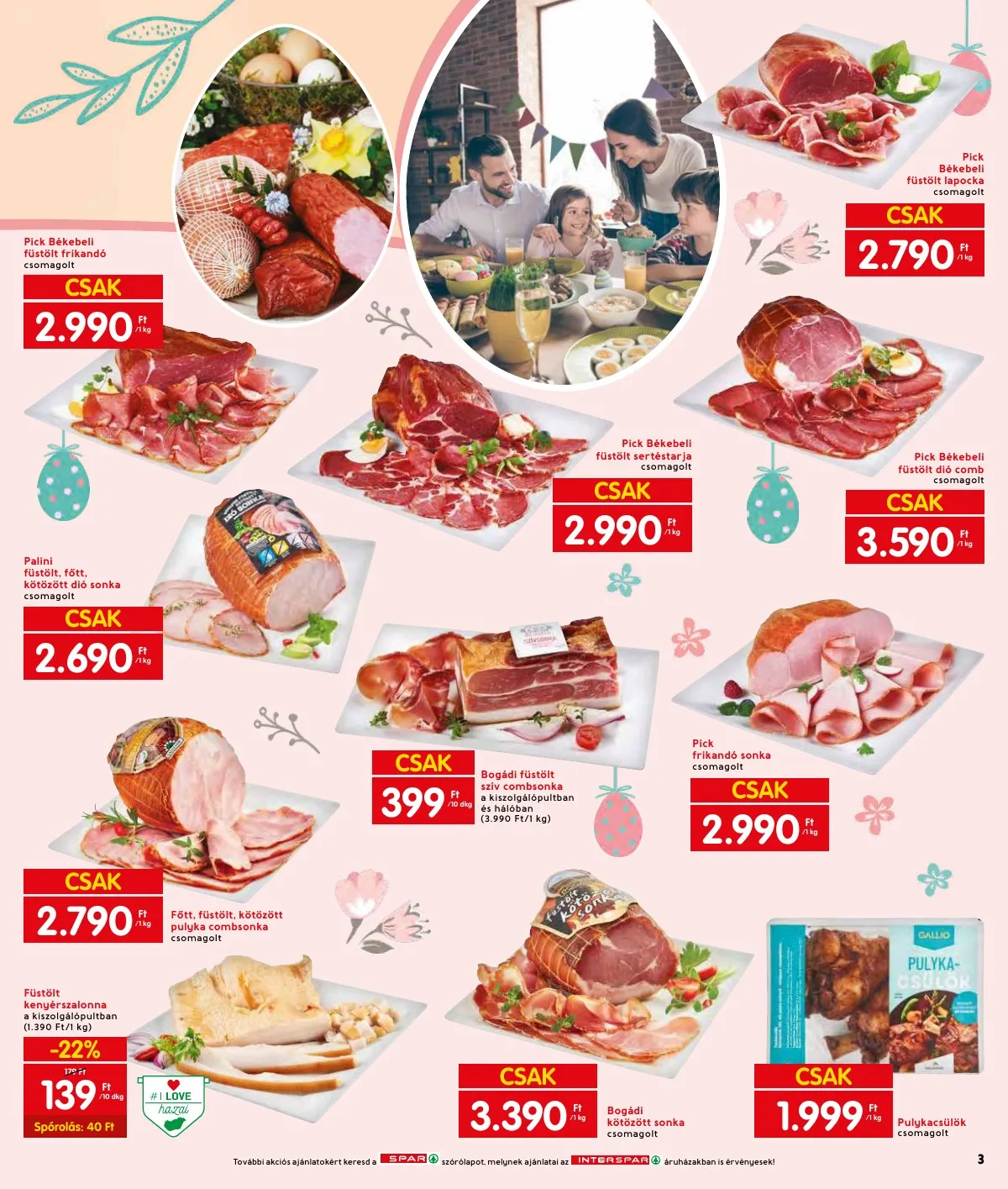 Interspar akciós újság 04.07–04.16 – 3. oldal