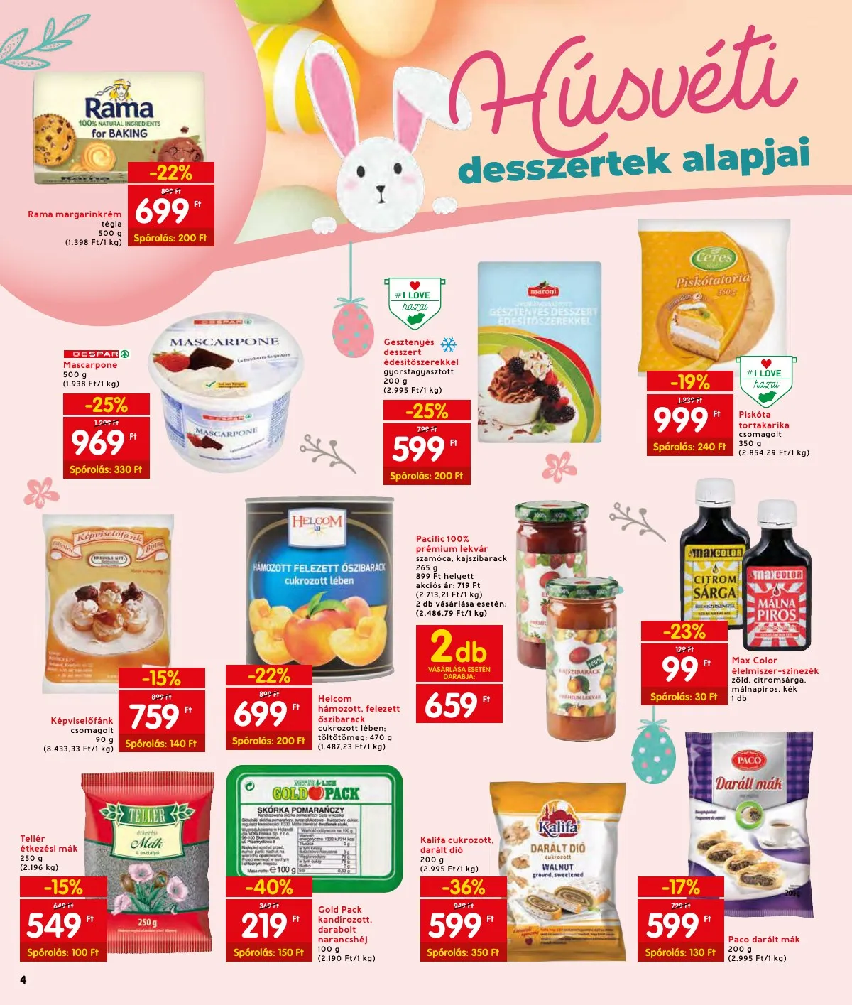 Interspar akciós újság 04.07–04.16 – 4. oldal