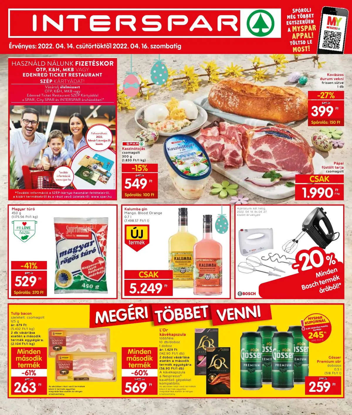Interspar akciós újság 04.14–04.16