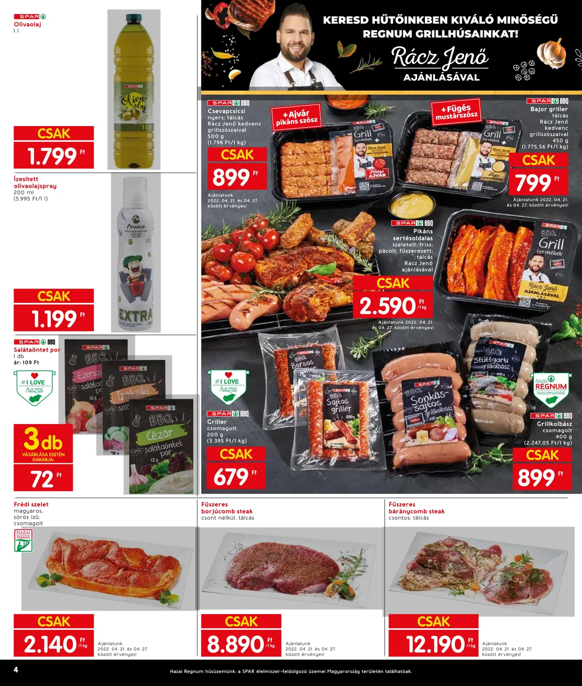 Interspar akciós újság 04.20–04.27 – 4. oldal