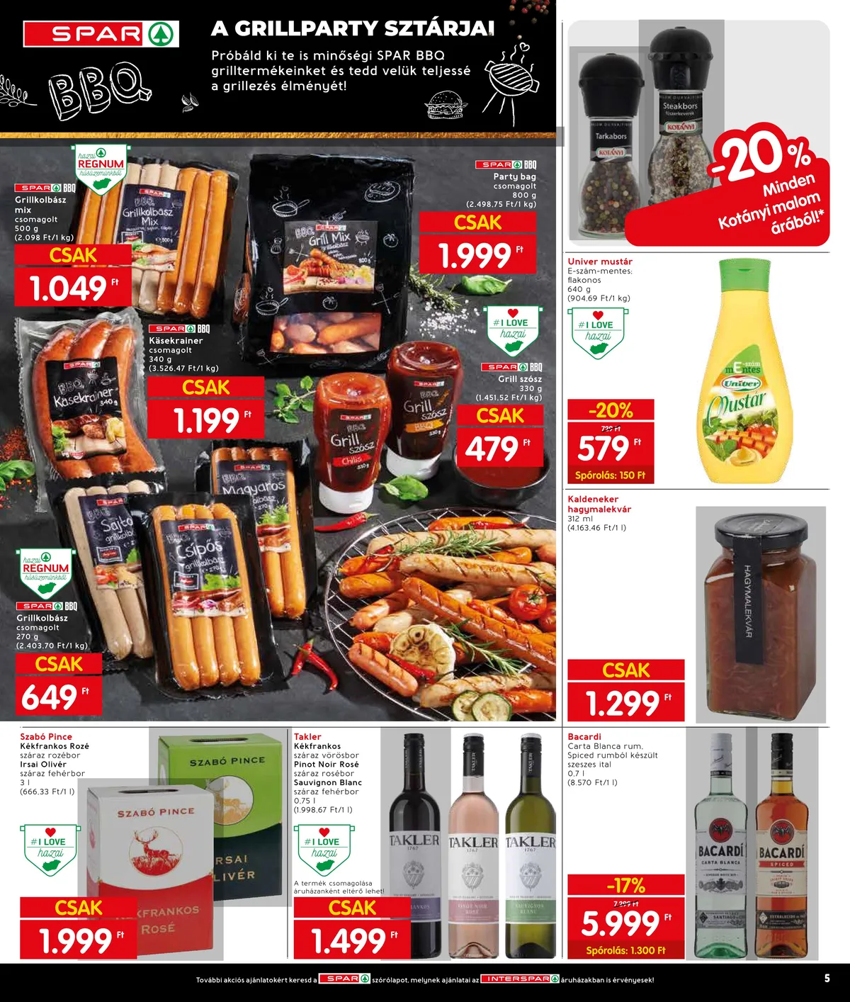 Interspar akciós újság 04.20–04.27 – 5. oldal