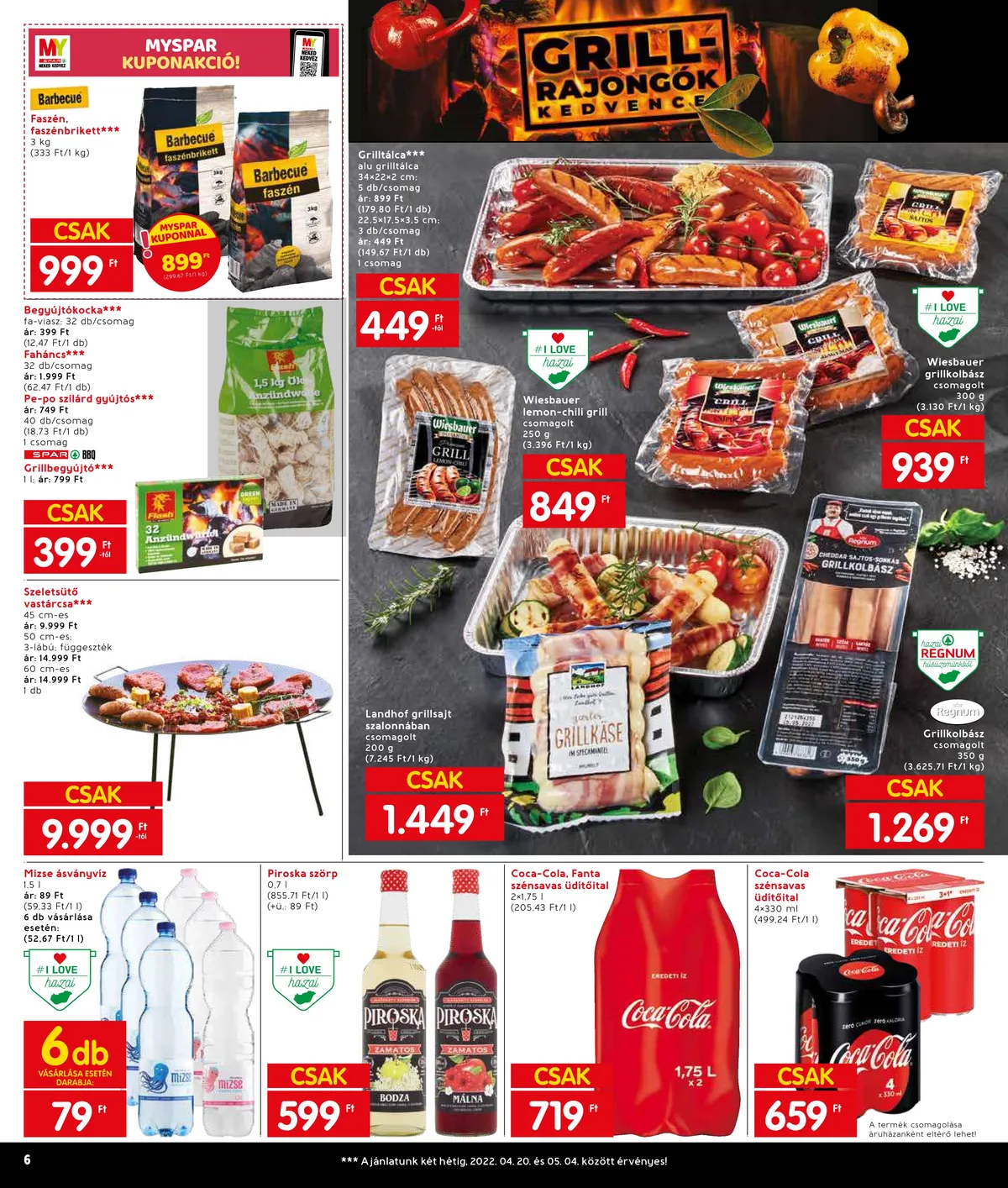 Interspar akciós újság 04.20–04.27 – 6. oldal