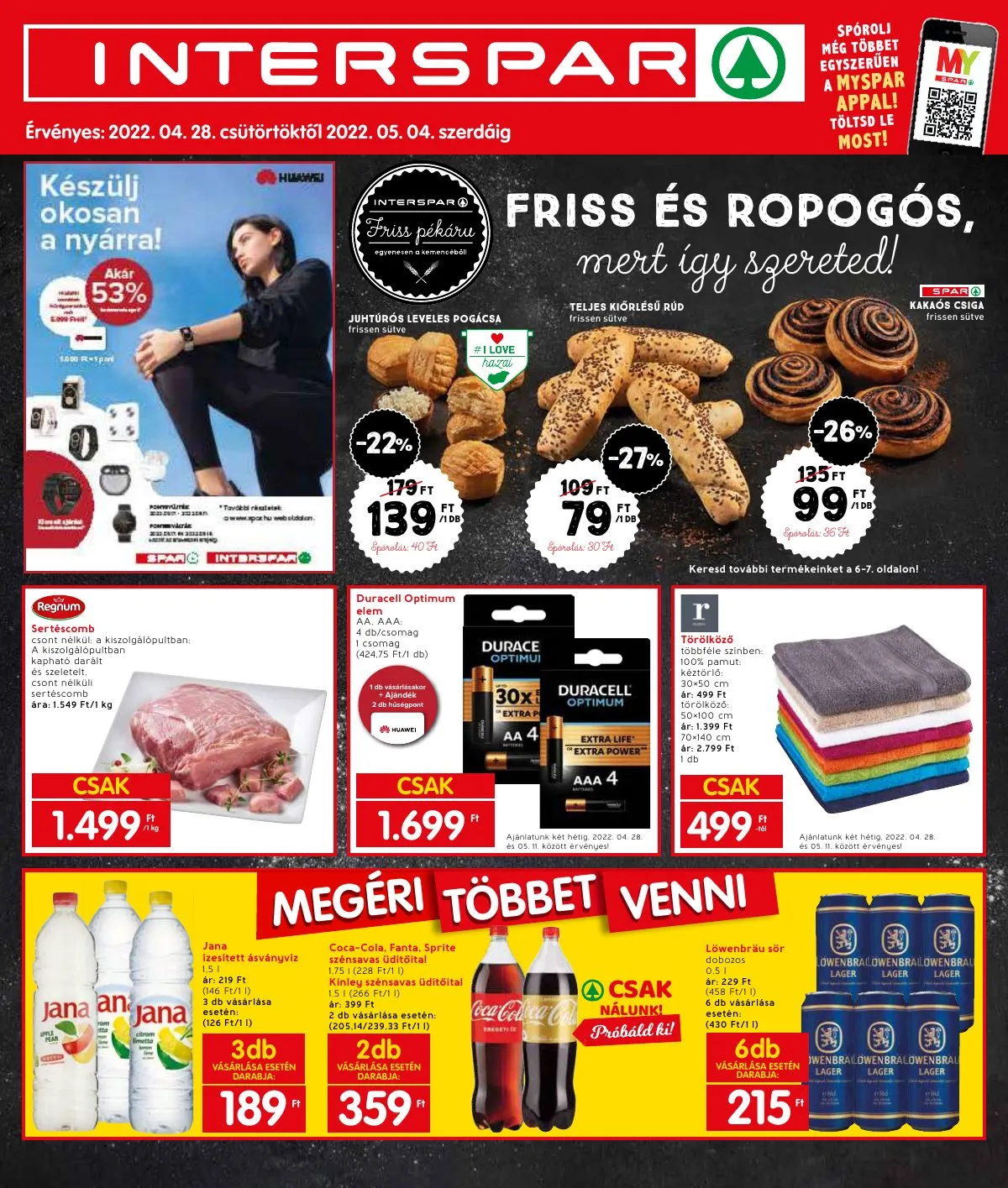 Interspar akciós újság 04.28–05.04