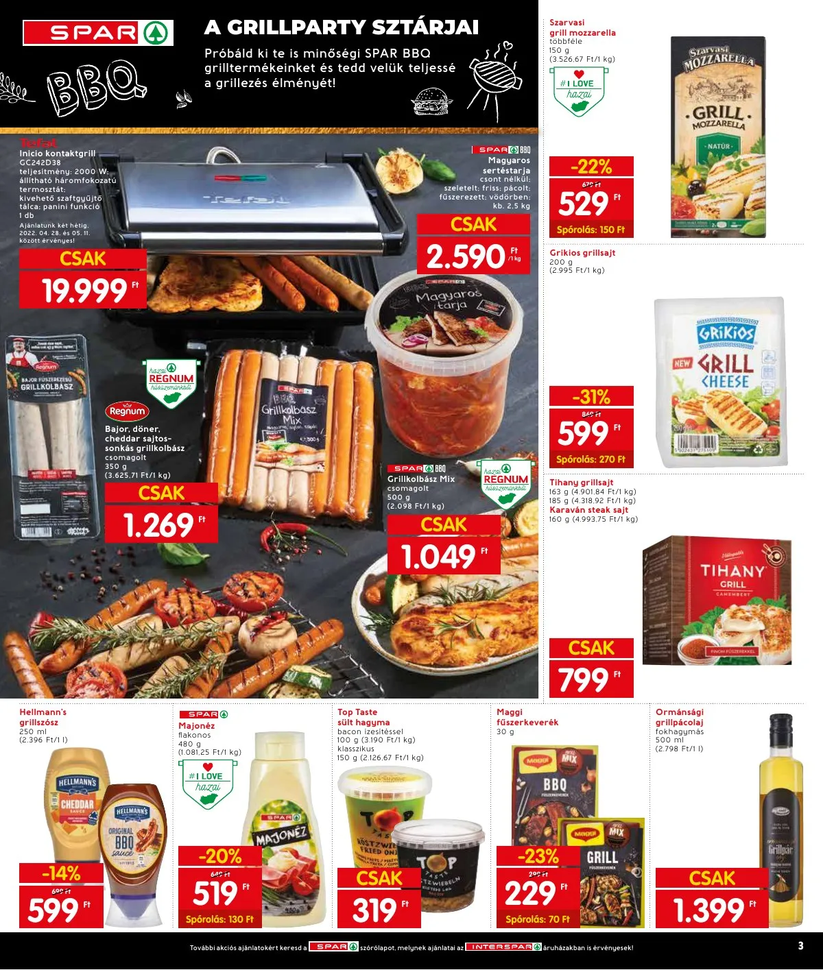 Interspar akciós újság 04.28–05.04 – 3. oldal