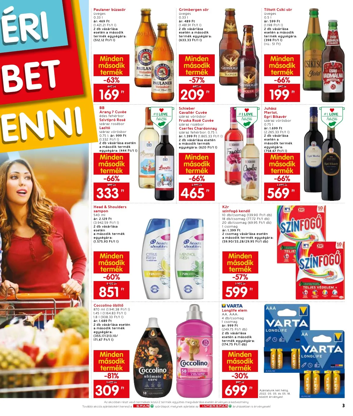 Interspar akciós újság 05.05–05.11 – 3. oldal