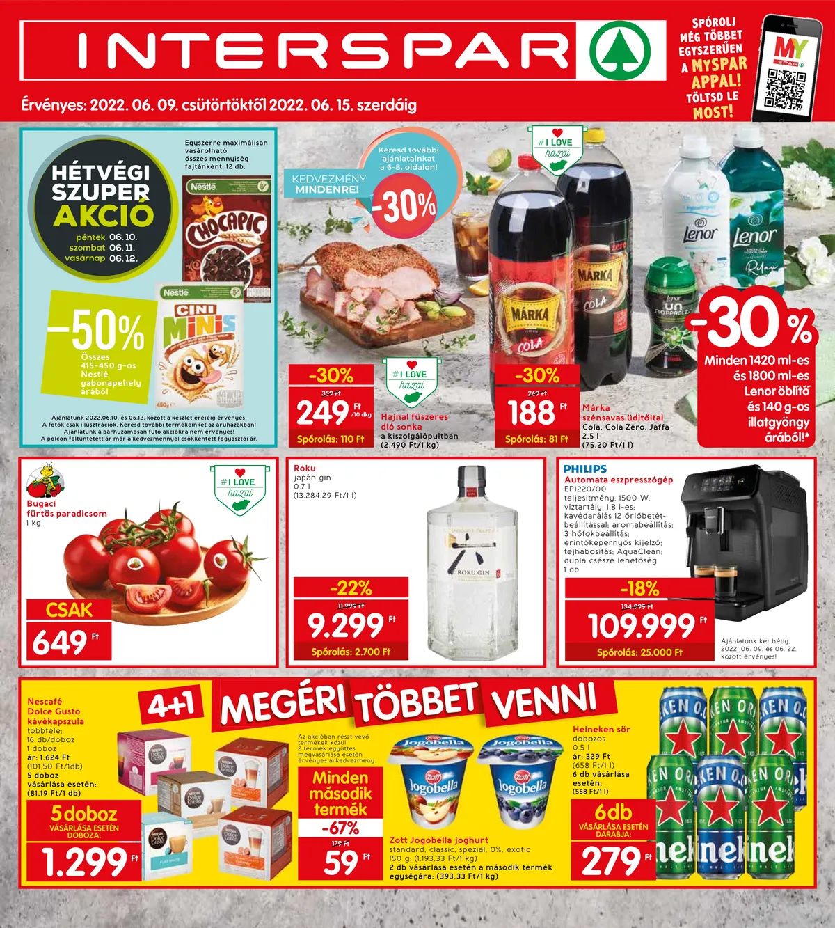 Interspar akciós újság 06.09–06.15