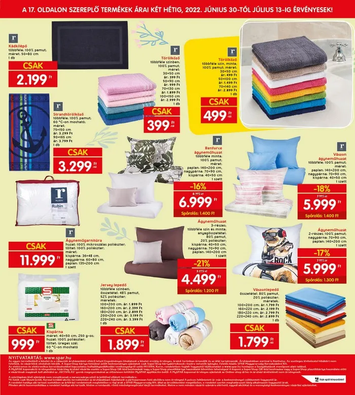 Interspar akciós újság 06.30–07.06 – 21. oldal
