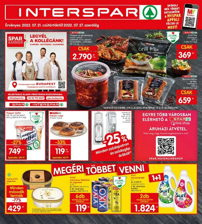 Interspar akciós újság 07.21–07.27