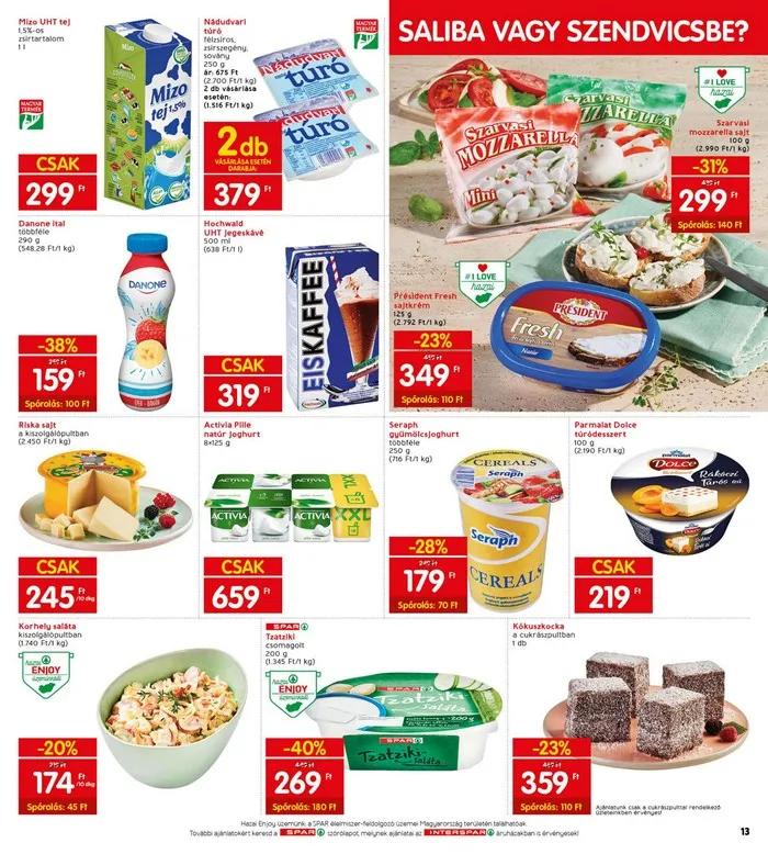 Interspar akciós újság 07.21–07.27 – 13. oldal