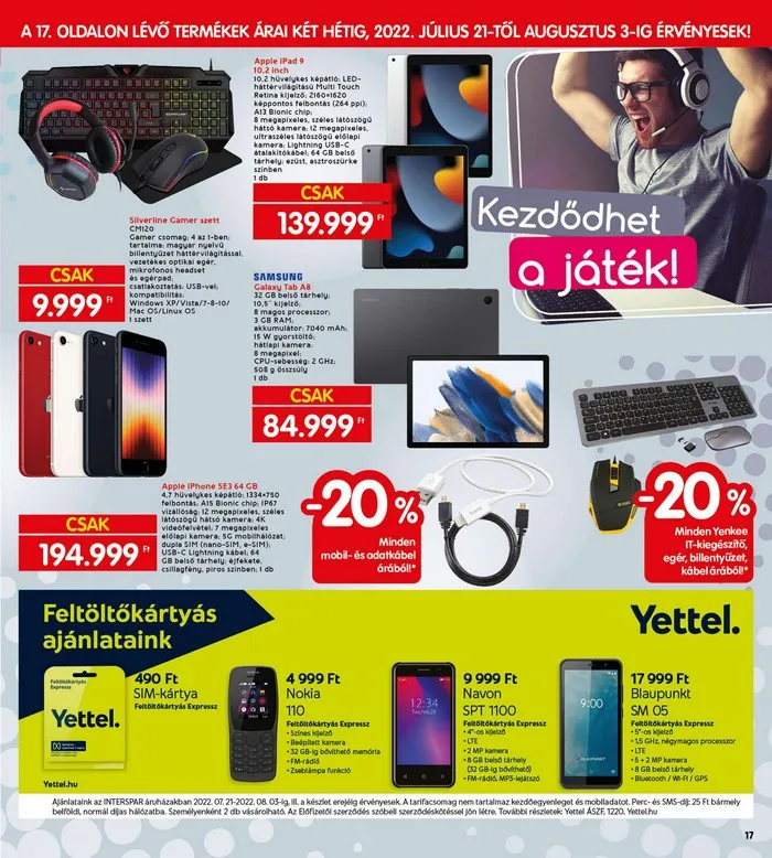 Interspar akciós újság 07.21–07.27 – 17. oldal