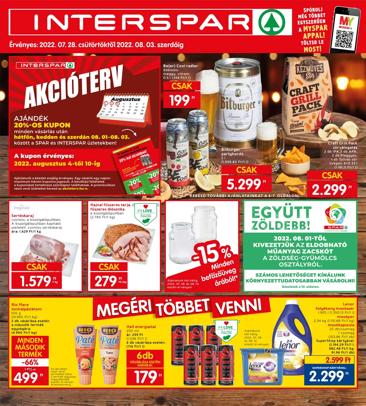 Interspar akciós újság 07.28–08.03