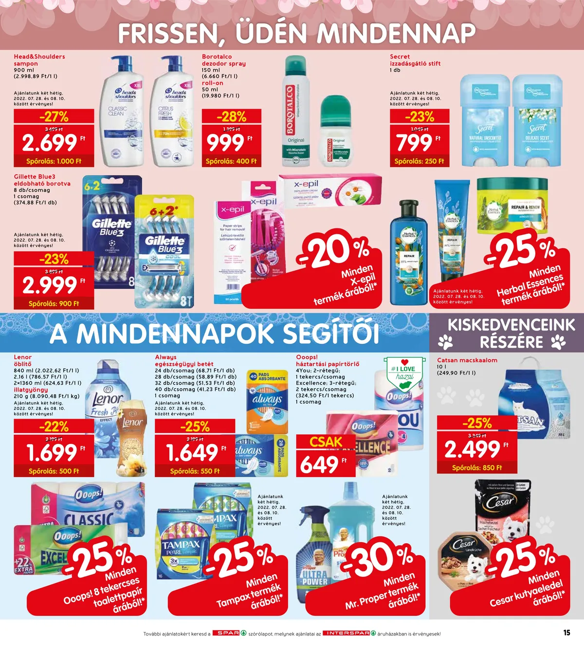 Interspar akciós újság 07.28–08.03 – 21. oldal