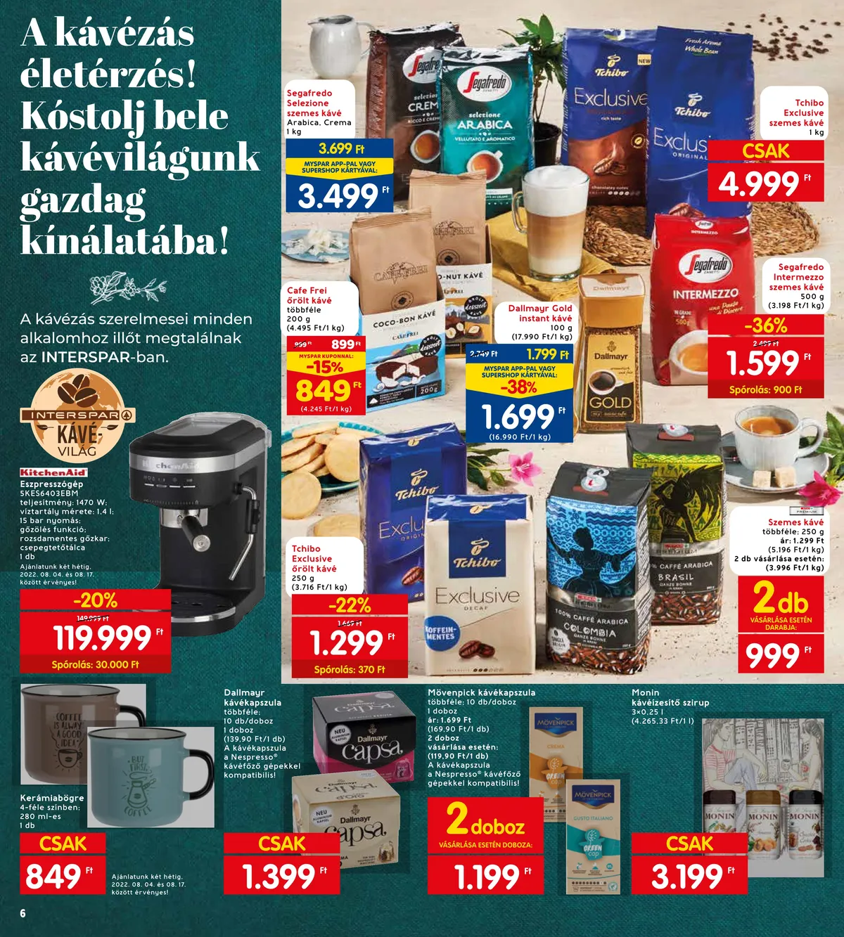 Interspar akciós újság 08.04–08.10 – 8. oldal