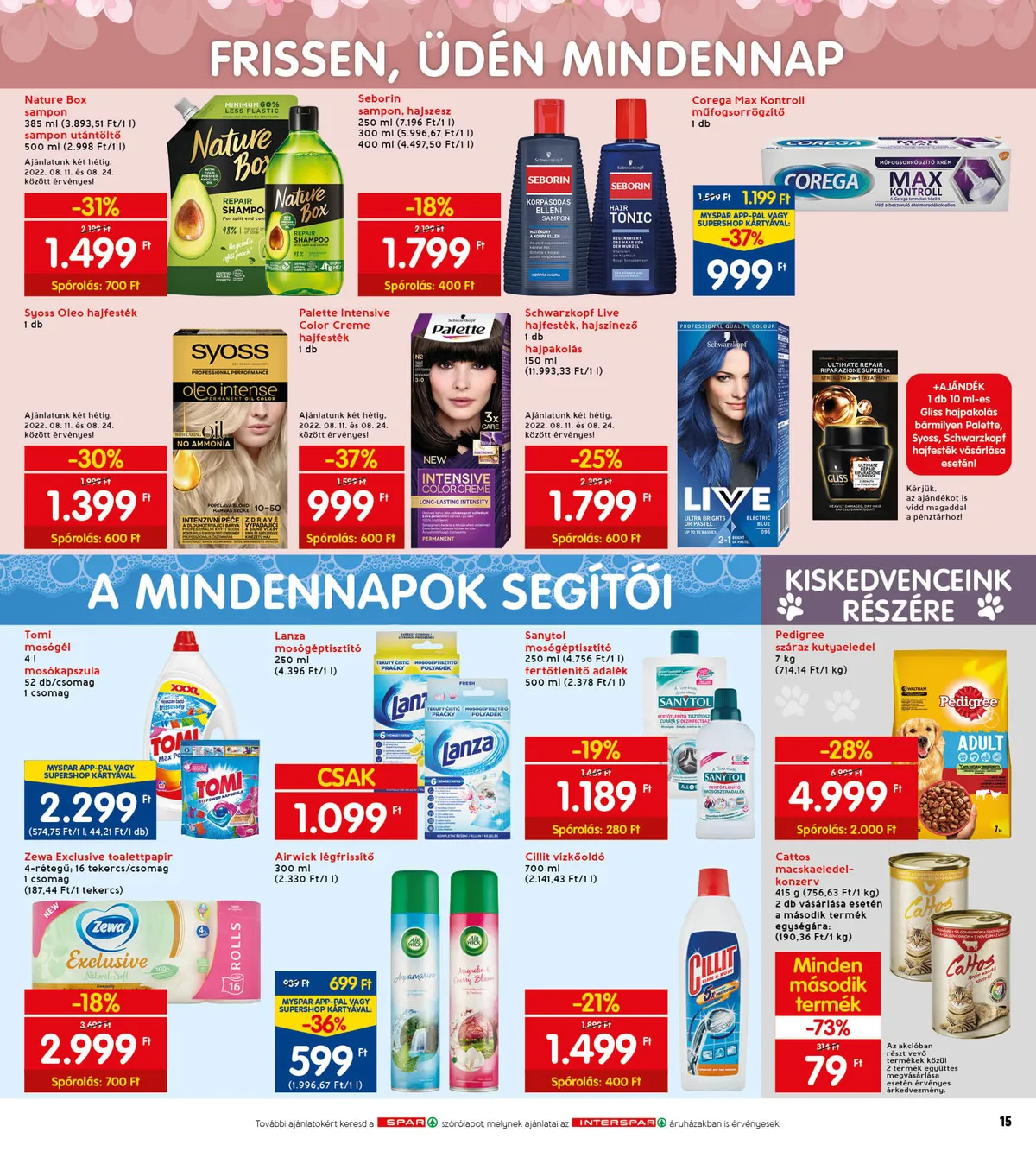 Interspar akciós újság 08.11–08.17 – 21. oldal
