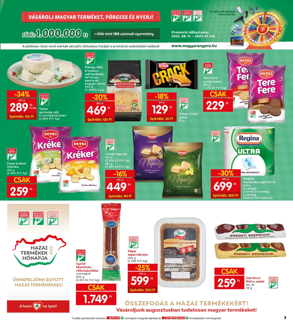 Interspar akciós újság 08.11–08.17 – 3. oldal