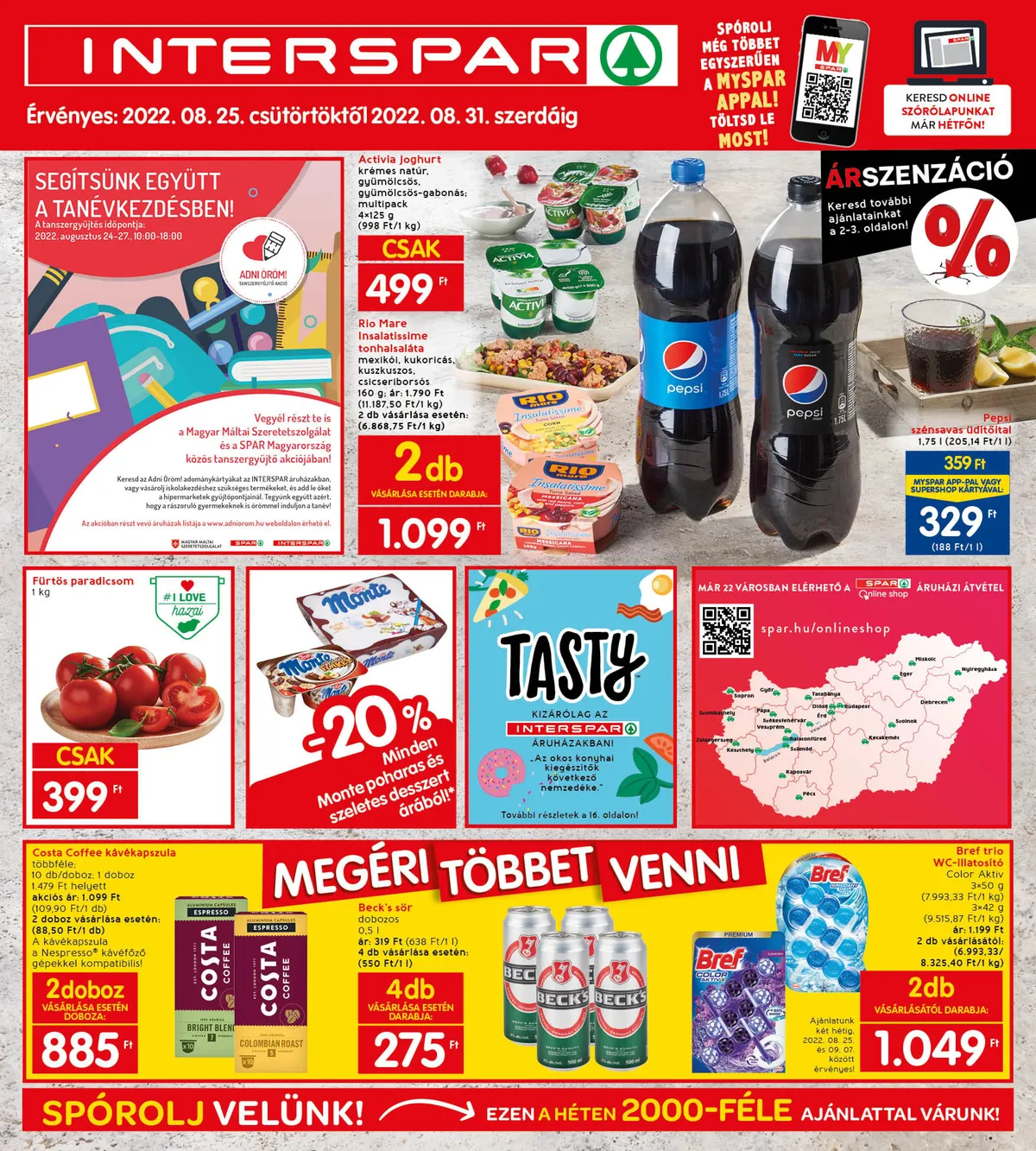 Interspar akciós újság 08.25–08.31