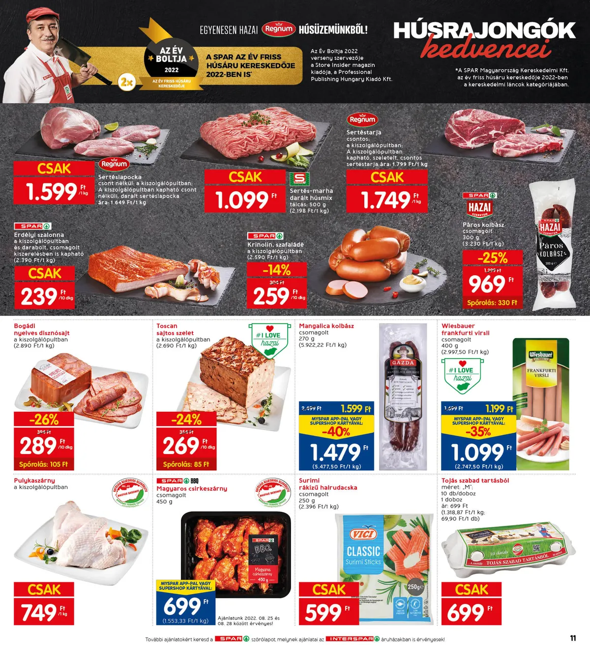 Interspar akciós újság 08.25–08.31 – 15. oldal