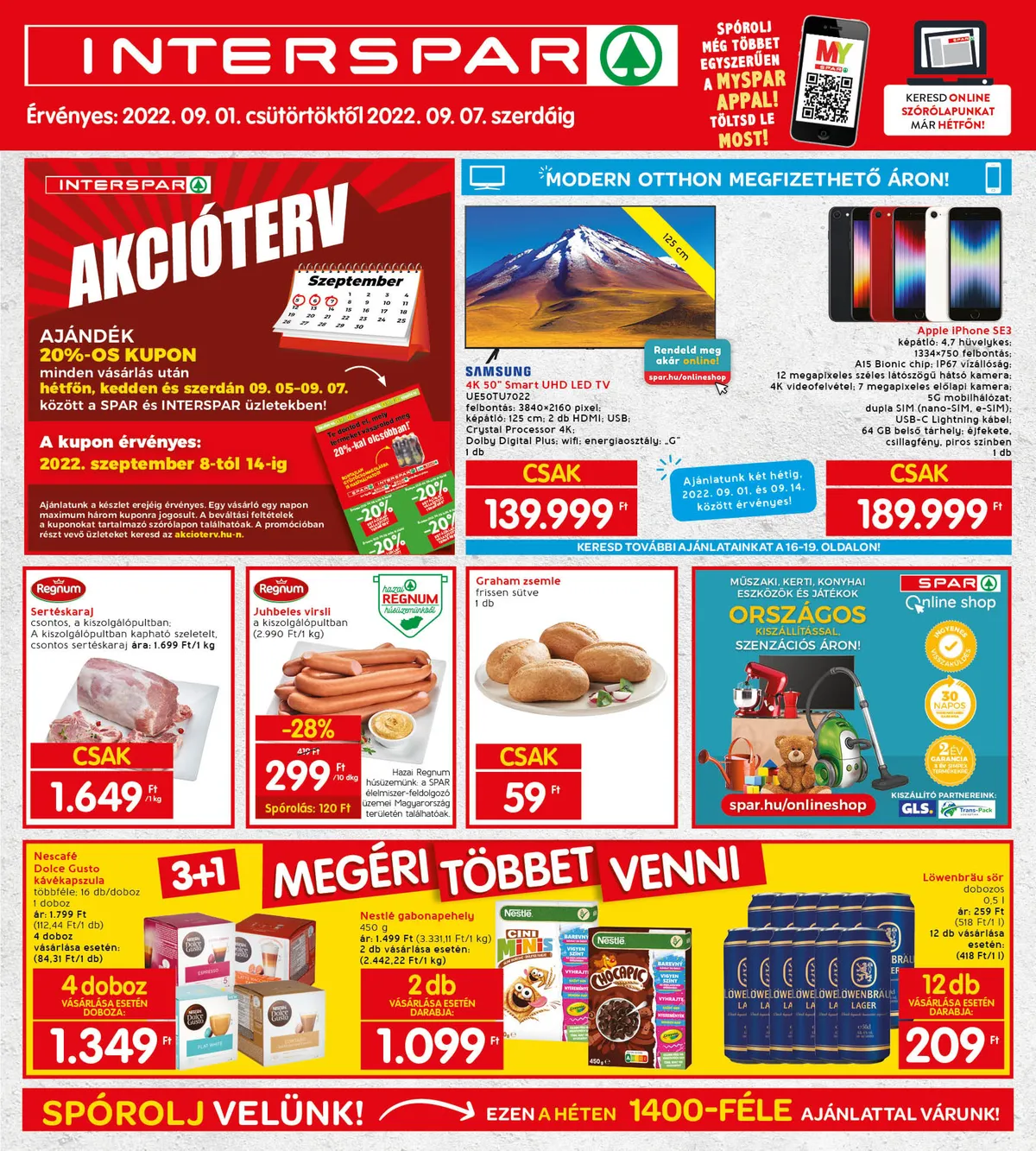 Interspar akciós újság 09.01–09.07