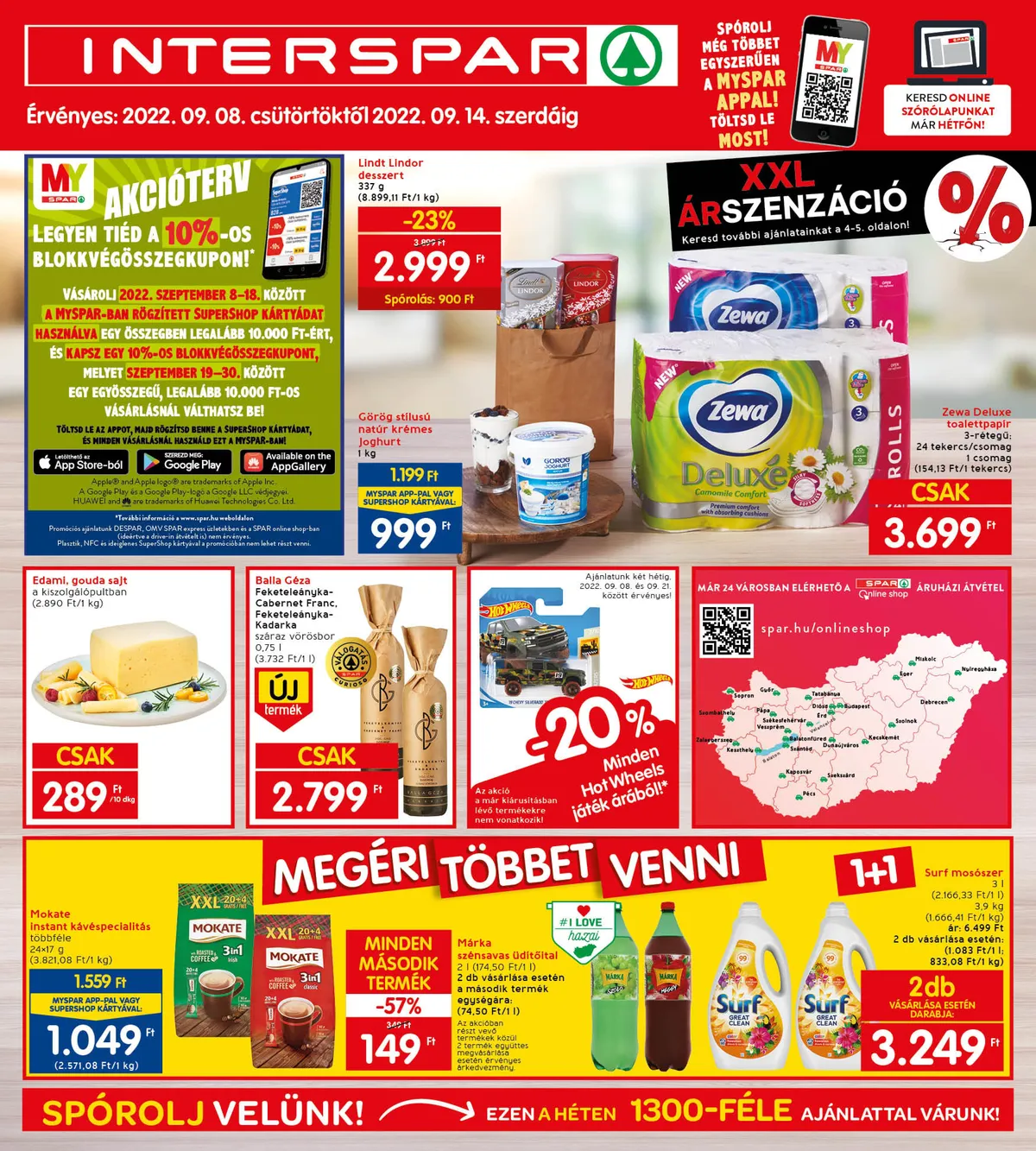 Interspar akciós újság 09.08–09.14