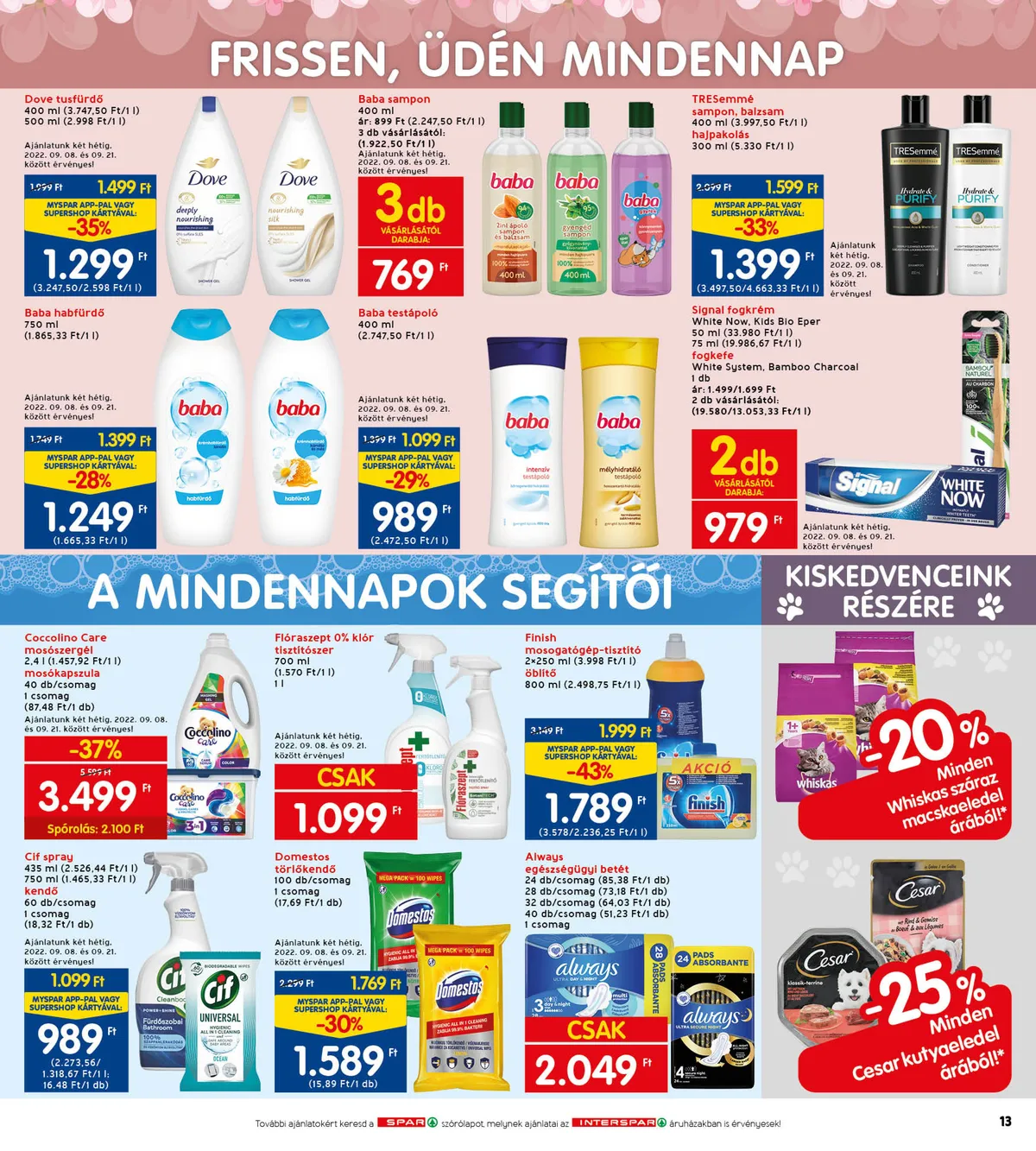 Interspar akciós újság 09.08–09.14 – 19. oldal