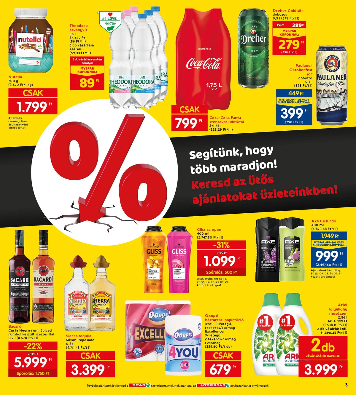 Interspar akciós újság 09.08–09.14 – 3. oldal