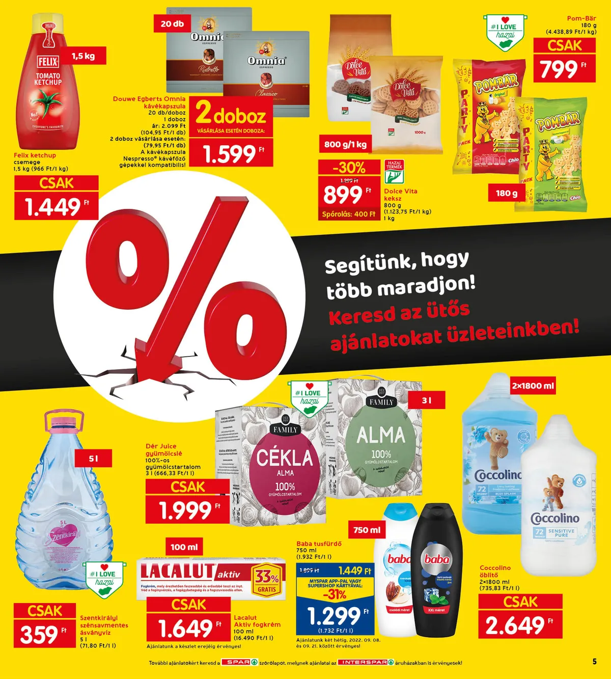 Interspar akciós újság 09.08–09.14 – 7. oldal