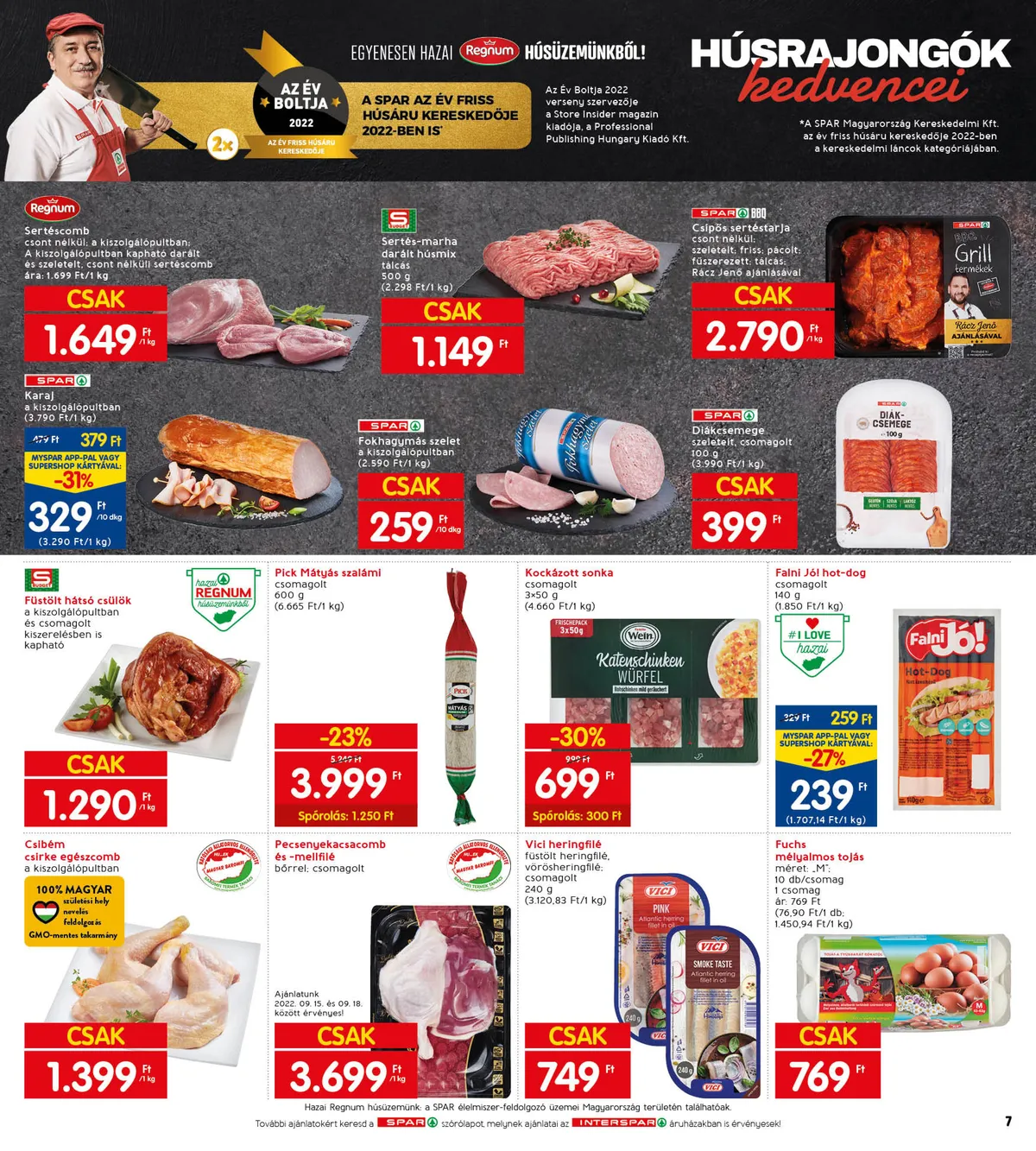 Interspar akciós újság 09.15–09.21 – 11. oldal