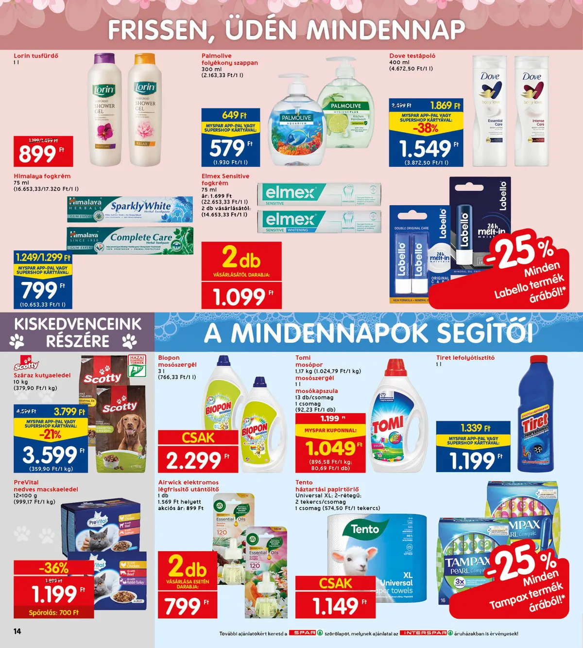 Interspar akciós újság 09.22–09.28 – 20. oldal