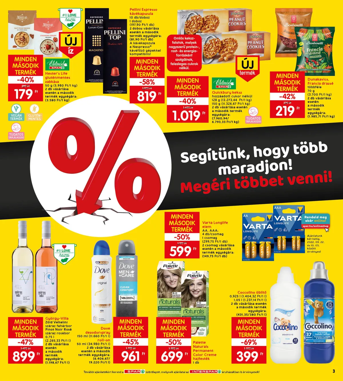 Interspar akciós újság 09.22–09.28 – 3. oldal
