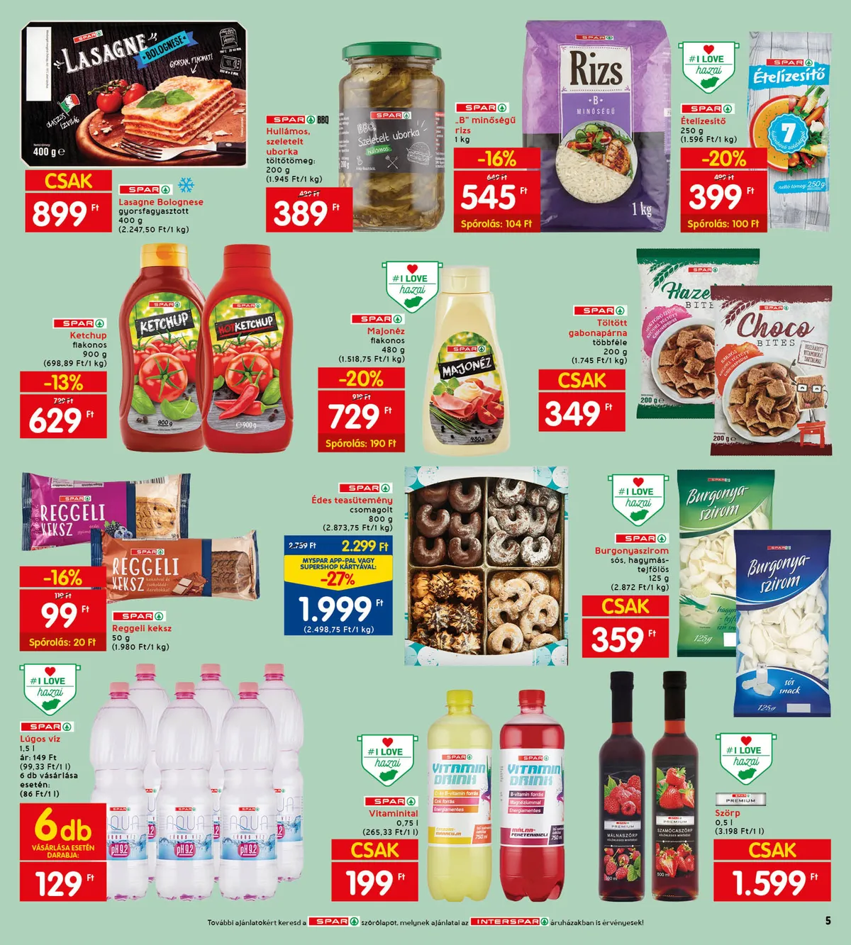 Interspar akciós újság 09.22–09.28 – 7. oldal