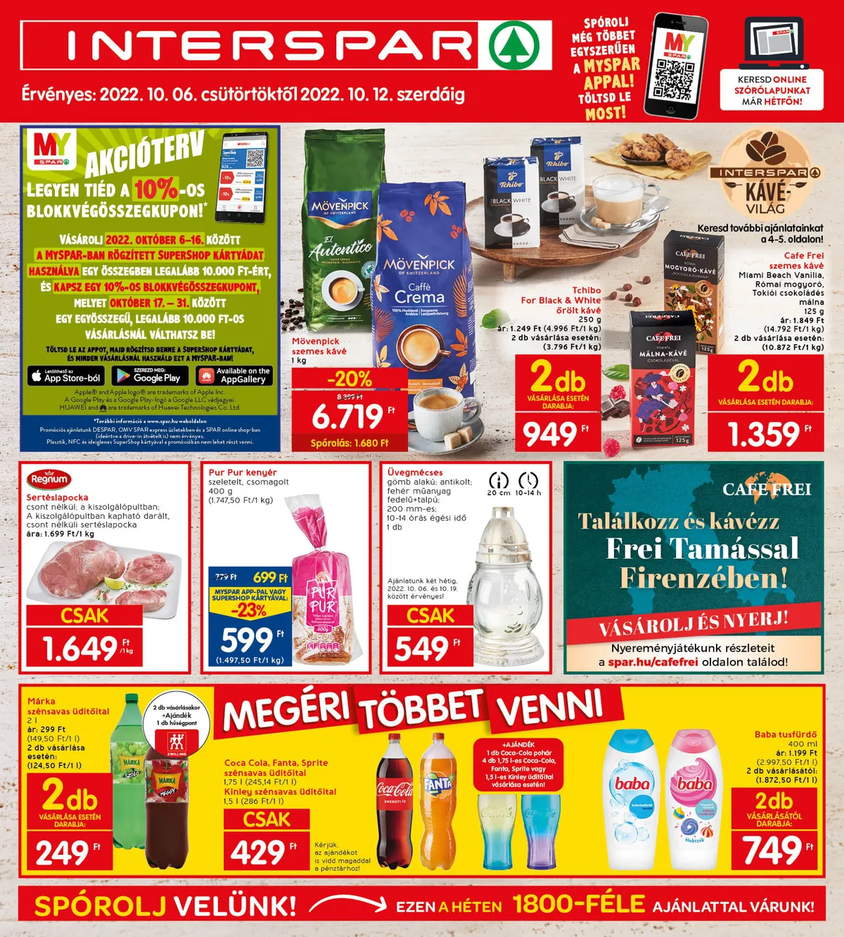 Interspar akciós újság 10.06–10.12
