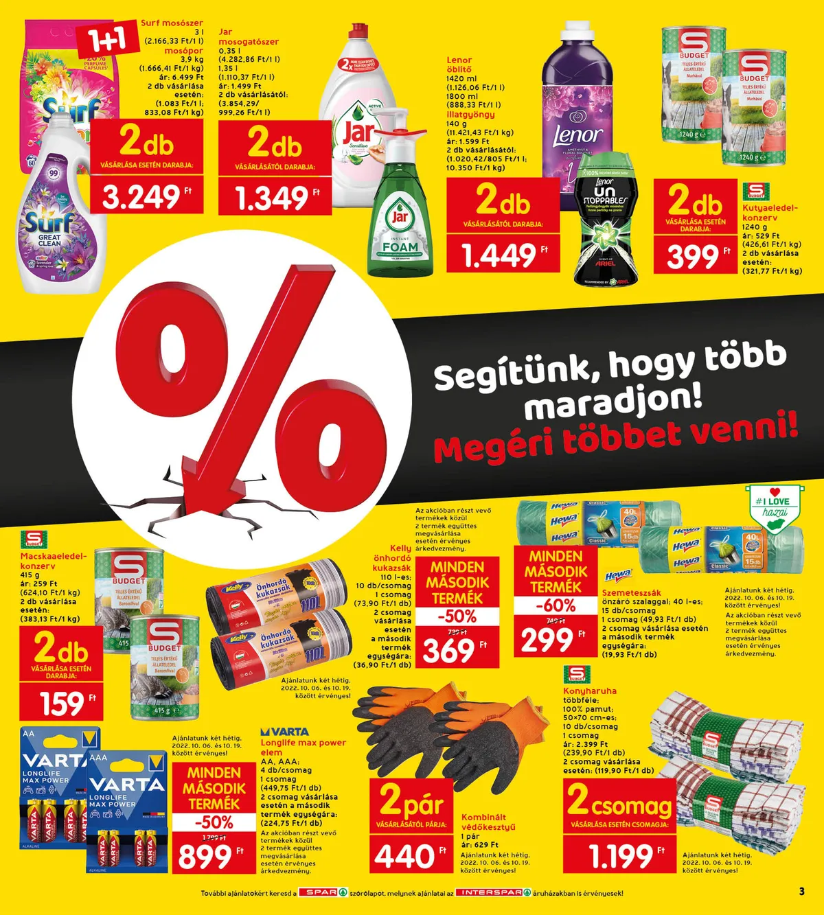 Interspar akciós újság 10.06–10.12 – 3. oldal