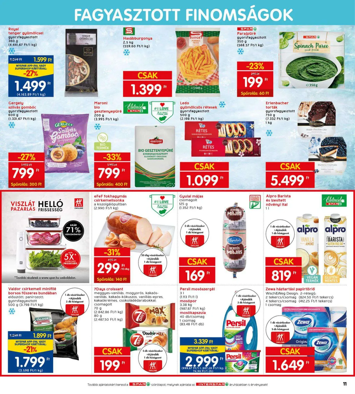 Interspar akciós újság 10.13–10.19 – 11. oldal