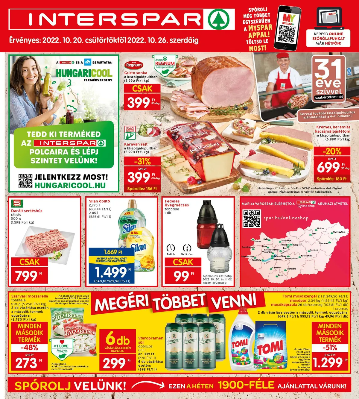Interspar akciós újság 10.20–10.26