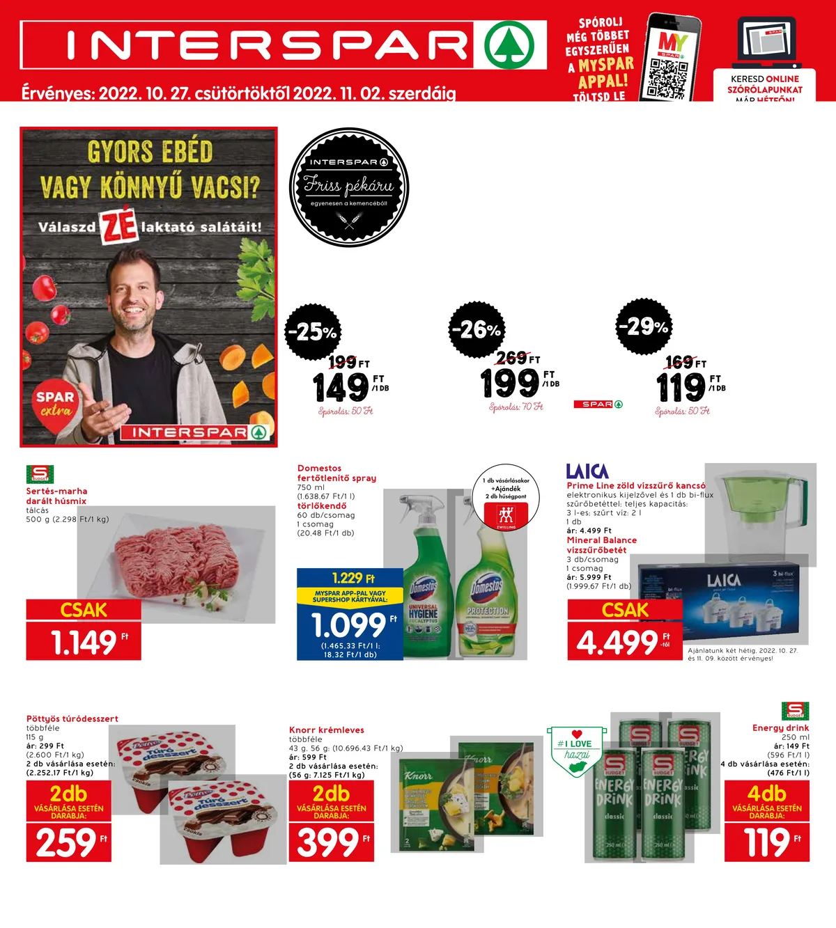 Interspar akciós újság 10.27–11.02