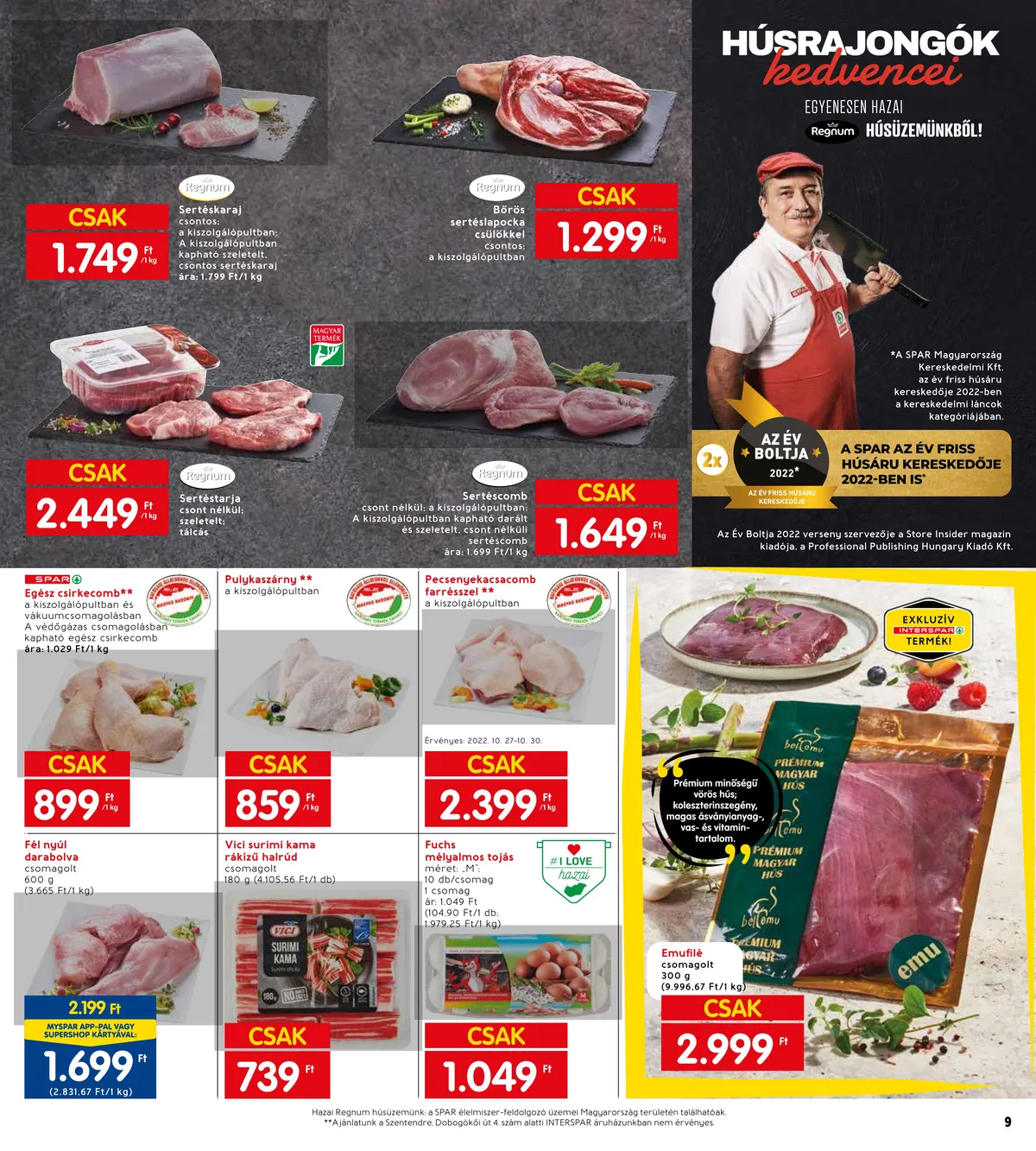 Interspar akciós újság 10.27–11.02 – 13. oldal
