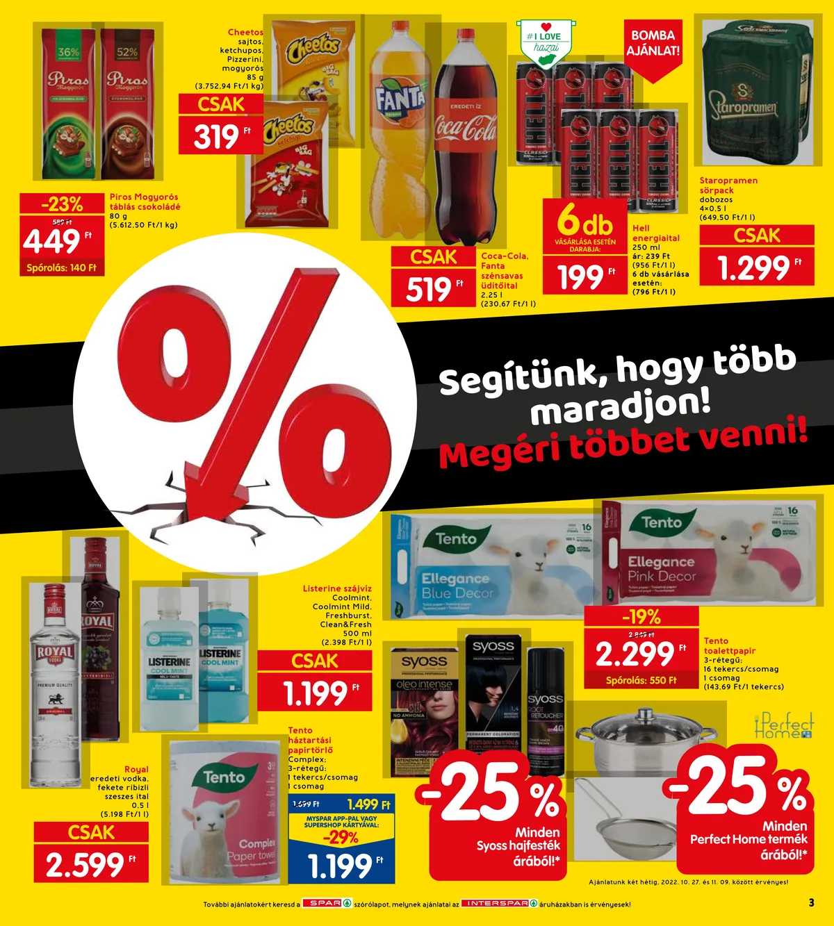 Interspar akciós újság 10.27–11.02 – 3. oldal