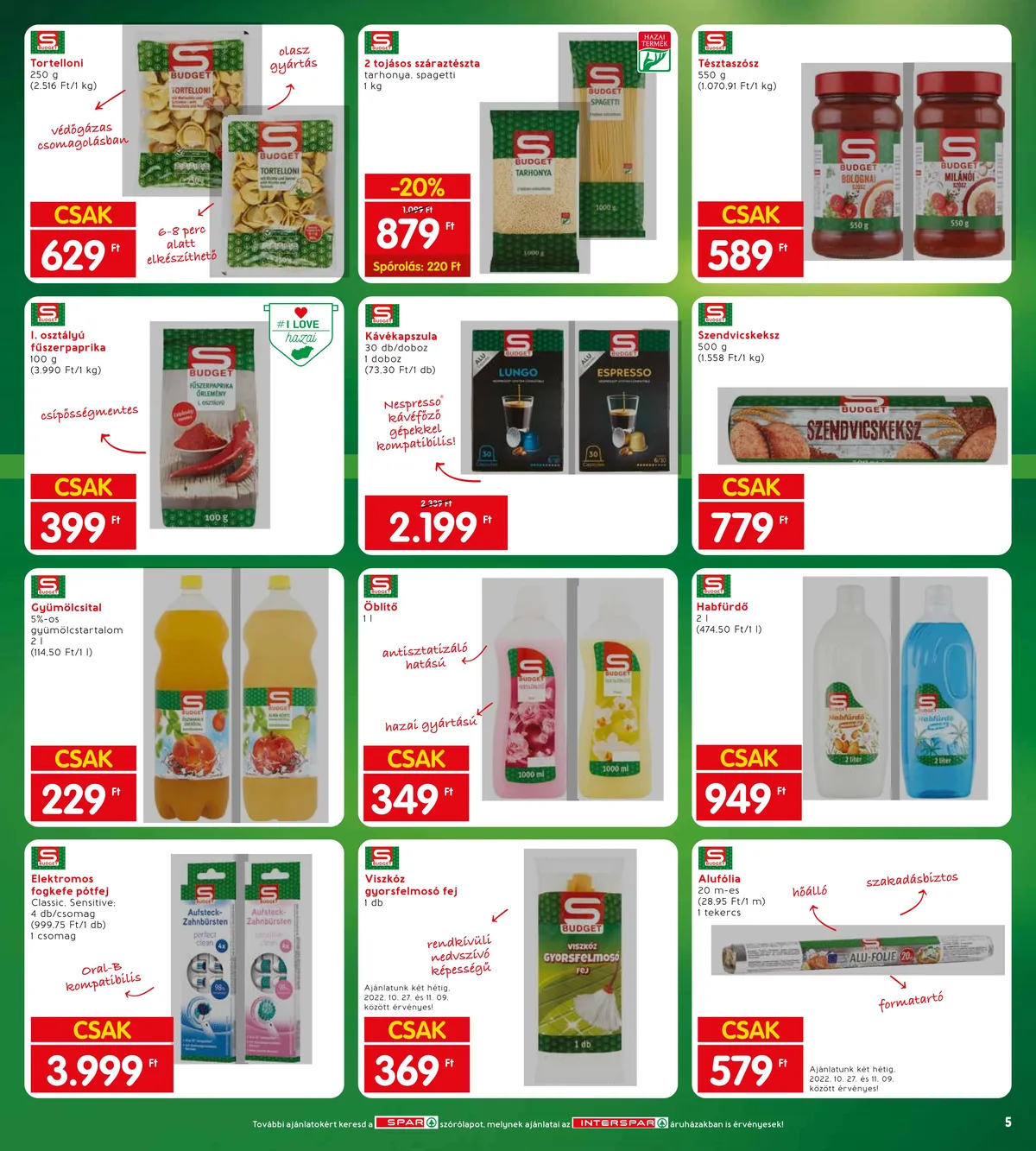 Interspar akciós újság 10.27–11.02 – 7. oldal